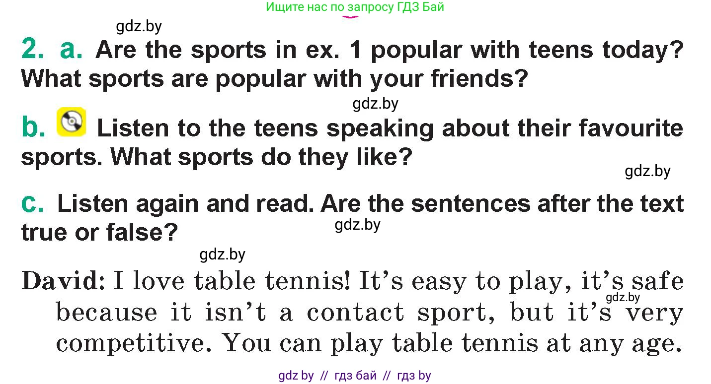 Английский язык (english), 7 класс Учебник (Student's book), авторы: Демченко Наталья Валентиновна, Севрюкова Татьяна Юрьевна, Юхнель Наталья Валентиновна, Наумова Елена Георгиевна, Манешина А В, Маслёнченко Н А, издательство Вышэйшая школа, Минск, 2019, оранжевого цвета, Часть ( Part) 2, страница 9, номер 2, Условие