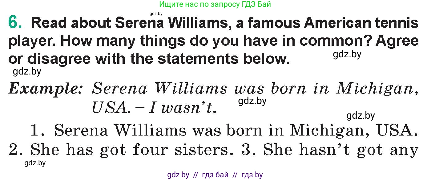 Английский язык (english), 7 класс Учебник (Student's book), авторы: Демченко Наталья Валентиновна, Севрюкова Татьяна Юрьевна, Юхнель Наталья Валентиновна, Наумова Елена Георгиевна, Манешина А В, Маслёнченко Н А, издательство Вышэйшая школа, Минск, 2019, оранжевого цвета, Часть ( Part) 2, страница 21, номер 6, Условие