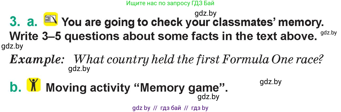 Английский язык (english), 7 класс Учебник (Student's book), авторы: Демченко Наталья Валентиновна, Севрюкова Татьяна Юрьевна, Юхнель Наталья Валентиновна, Наумова Елена Георгиевна, Манешина А В, Маслёнченко Н А, издательство Вышэйшая школа, Минск, 2019, оранжевого цвета, Часть ( Part) 2, страница 30, номер 3, Условие