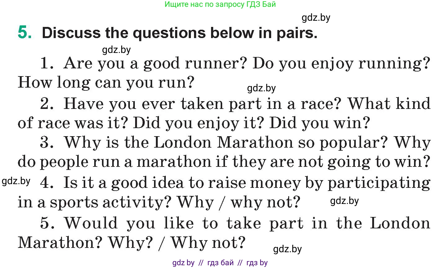 Английский язык (english), 7 класс Учебник (Student's book), авторы: Демченко Наталья Валентиновна, Севрюкова Татьяна Юрьевна, Юхнель Наталья Валентиновна, Наумова Елена Георгиевна, Манешина А В, Маслёнченко Н А, издательство Вышэйшая школа, Минск, 2019, оранжевого цвета, Часть ( Part) 2, страница 44, номер 5, Условие