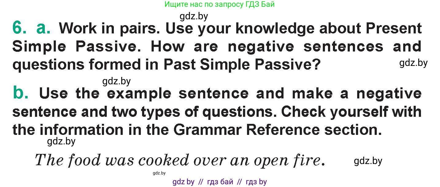 Английский язык (english), 7 класс Учебник (Student's book), авторы: Демченко Наталья Валентиновна, Севрюкова Татьяна Юрьевна, Юхнель Наталья Валентиновна, Наумова Елена Георгиевна, Манешина А В, Маслёнченко Н А, издательство Вышэйшая школа, Минск, 2019, оранжевого цвета, Часть ( Part) 2, страница 66, номер 6, Условие
