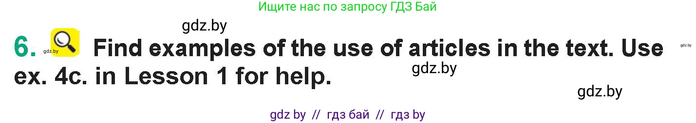 Английский язык (english), 7 класс Учебник (Student's book), авторы: Демченко Наталья Валентиновна, Севрюкова Татьяна Юрьевна, Юхнель Наталья Валентиновна, Наумова Елена Георгиевна, Манешина А В, Маслёнченко Н А, издательство Вышэйшая школа, Минск, 2019, оранжевого цвета, Часть ( Part) 2, страница 107, номер 6, Условие