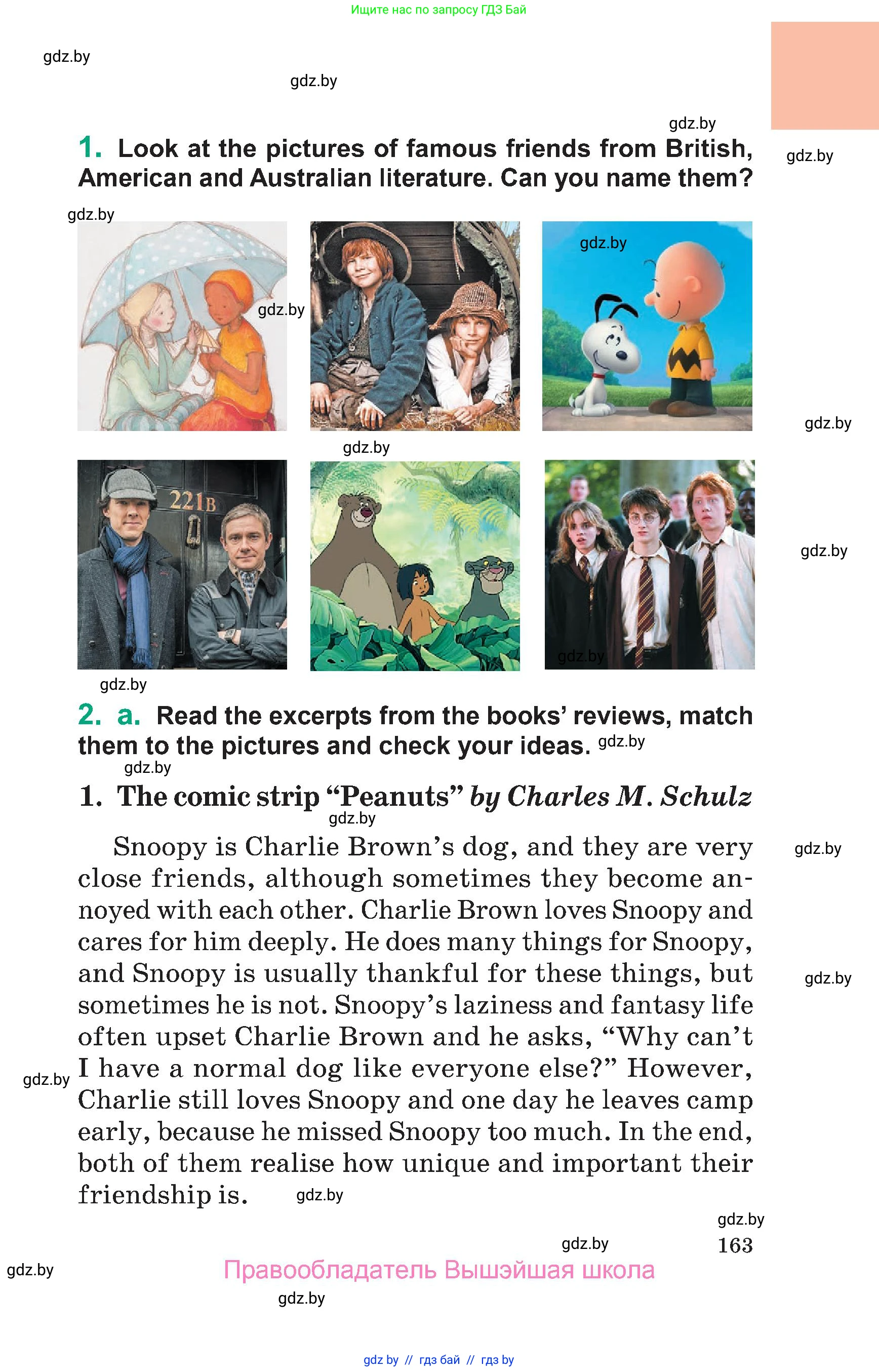 Английский язык (english), 7 класс Учебник (Student's book), авторы: Демченко Наталья Валентиновна, Севрюкова Татьяна Юрьевна, Юхнель Наталья Валентиновна, Наумова Елена Георгиевна, Манешина А В, Маслёнченко Н А, издательство Вышэйшая школа, Минск, 2019, оранжевого цвета, Часть ( Part) 1, страница 163