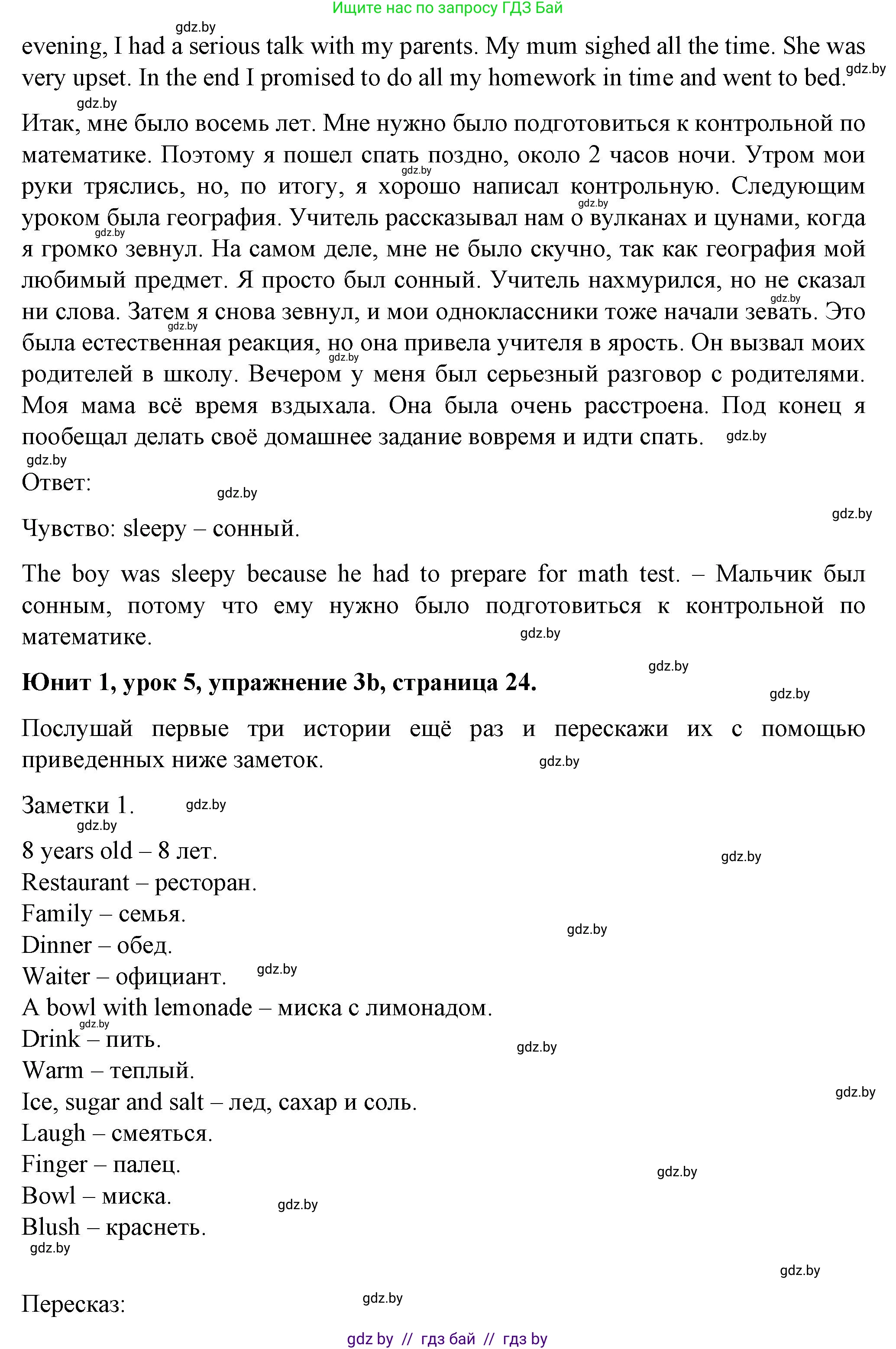 Английский язык (english), 7 класс Учебник (Student's book), авторы: Демченко Наталья Валентиновна, Севрюкова Татьяна Юрьевна, Юхнель Наталья Валентиновна, Наумова Елена Георгиевна, Манешина А В, Маслёнченко Н А, издательство Вышэйшая школа, Минск, 2019, оранжевого цвета, Часть ( Part) 1, страница 24, номер 3, Решение (продолжение 4)