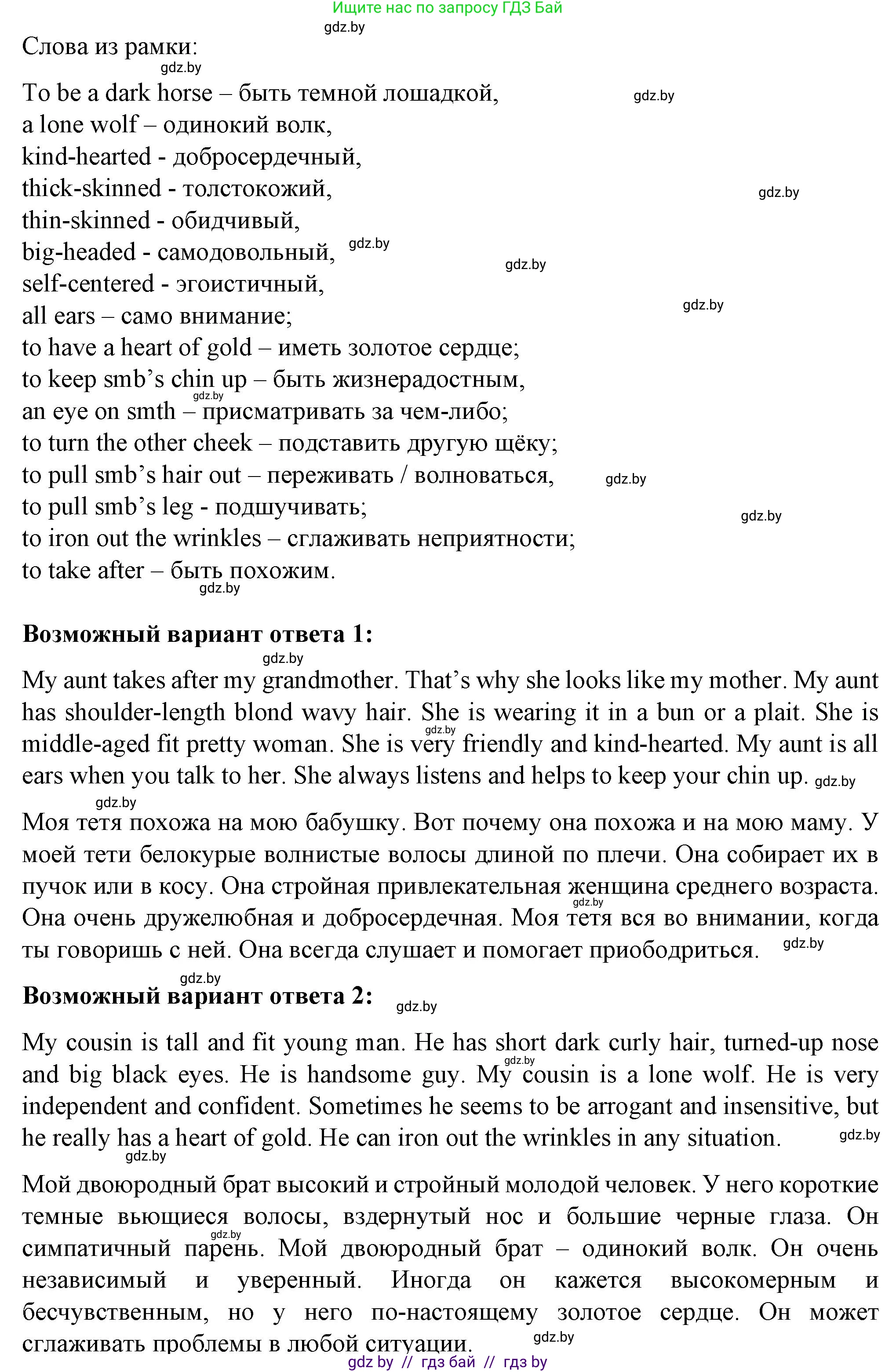 Английский язык (english), 7 класс Учебник (Student's book), авторы: Демченко Наталья Валентиновна, Севрюкова Татьяна Юрьевна, Юхнель Наталья Валентиновна, Наумова Елена Георгиевна, Манешина А В, Маслёнченко Н А, издательство Вышэйшая школа, Минск, 2019, оранжевого цвета, Часть ( Part) 1, страница 53, номер 3, Решение (продолжение 2)