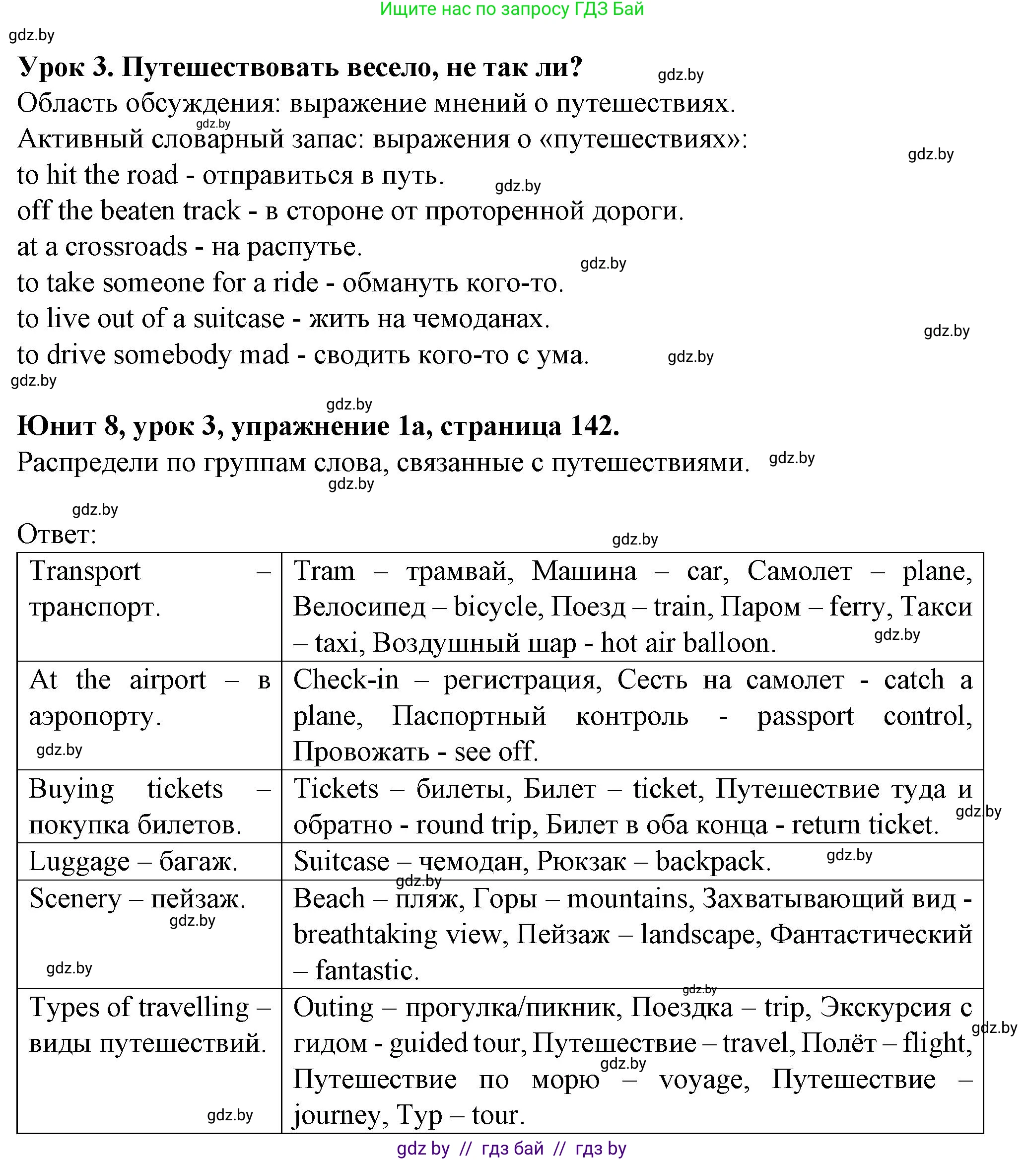 Английский язык (english), 7 класс Учебник (Student's book), авторы: Демченко Наталья Валентиновна, Севрюкова Татьяна Юрьевна, Юхнель Наталья Валентиновна, Наумова Елена Георгиевна, Манешина А В, Маслёнченко Н А, издательство Вышэйшая школа, Минск, 2019, оранжевого цвета, Часть ( Part) 2, страница 142, номер 1, Решение