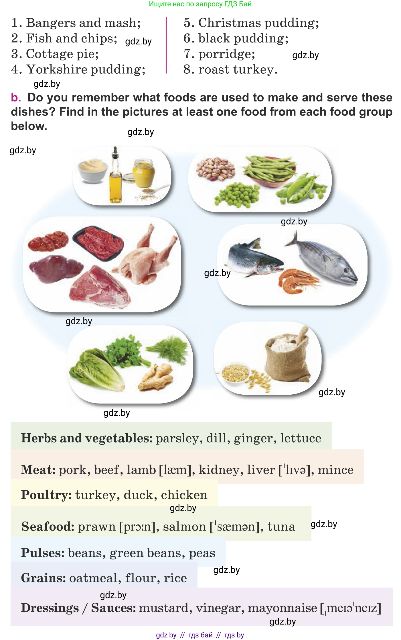 Английский язык (english), 8 класс Учебник, авторы: Демченко Наталья Валентиновна, Севрюкова Татьяна Юрьевна, Наумова Елена Георгиевна, Рыбалко О Н, Манешина А В, Маслёнченко Н А, Бушуева Эдите Владиславовна, издательство Вышэйшая школа, Минск, 2020, розового цвета, Часть ( Part) 1, страница 44, номер 1, Условие (продолжение 2)