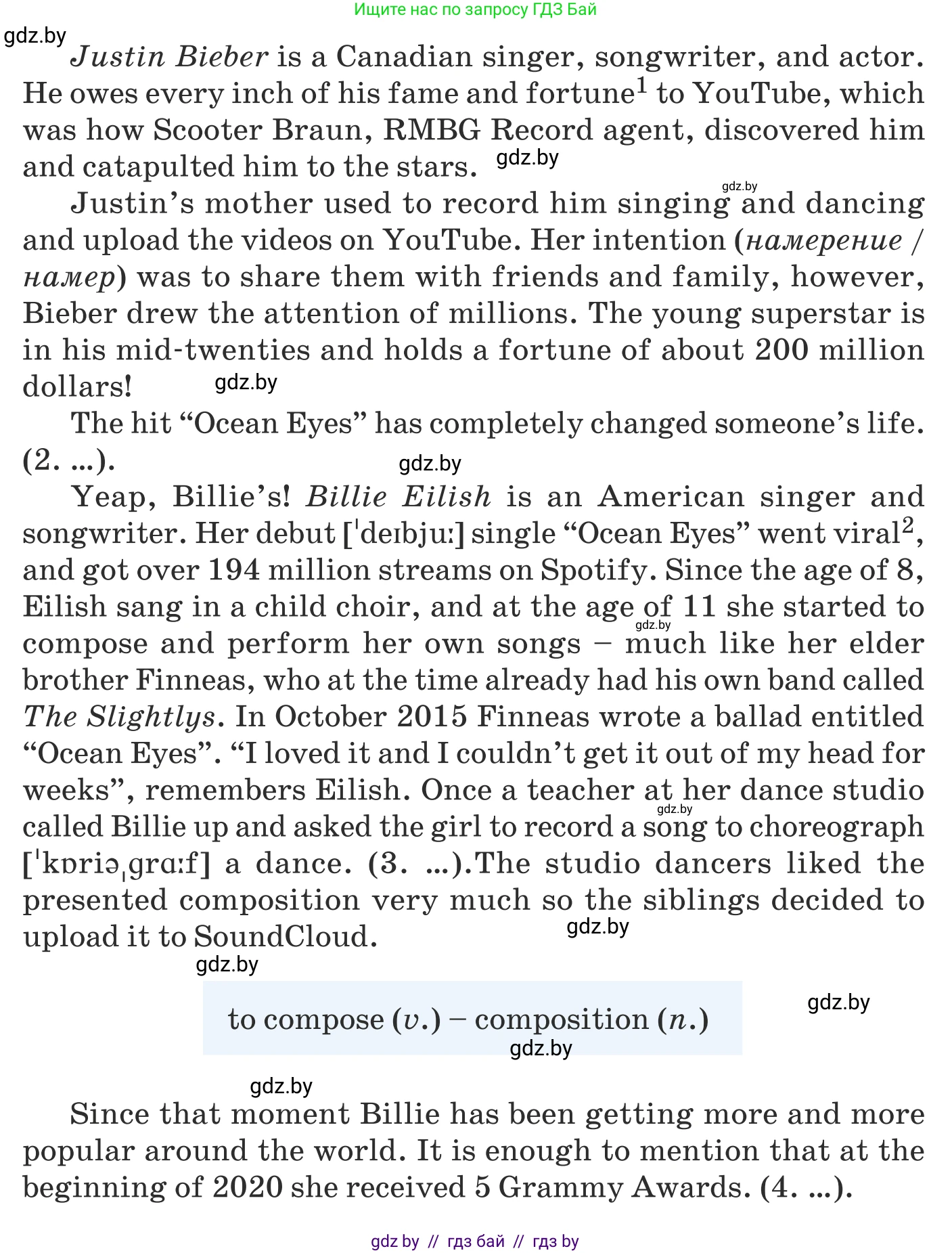 Английский язык (english), 8 класс Учебник, авторы: Демченко Наталья Валентиновна, Севрюкова Татьяна Юрьевна, Наумова Елена Георгиевна, Рыбалко О Н, Манешина А В, Маслёнченко Н А, Бушуева Эдите Владиславовна, издательство Вышэйшая школа, Минск, 2020, розового цвета, Часть ( Part) 2, страница 97, номер 4, Условие (продолжение 2)