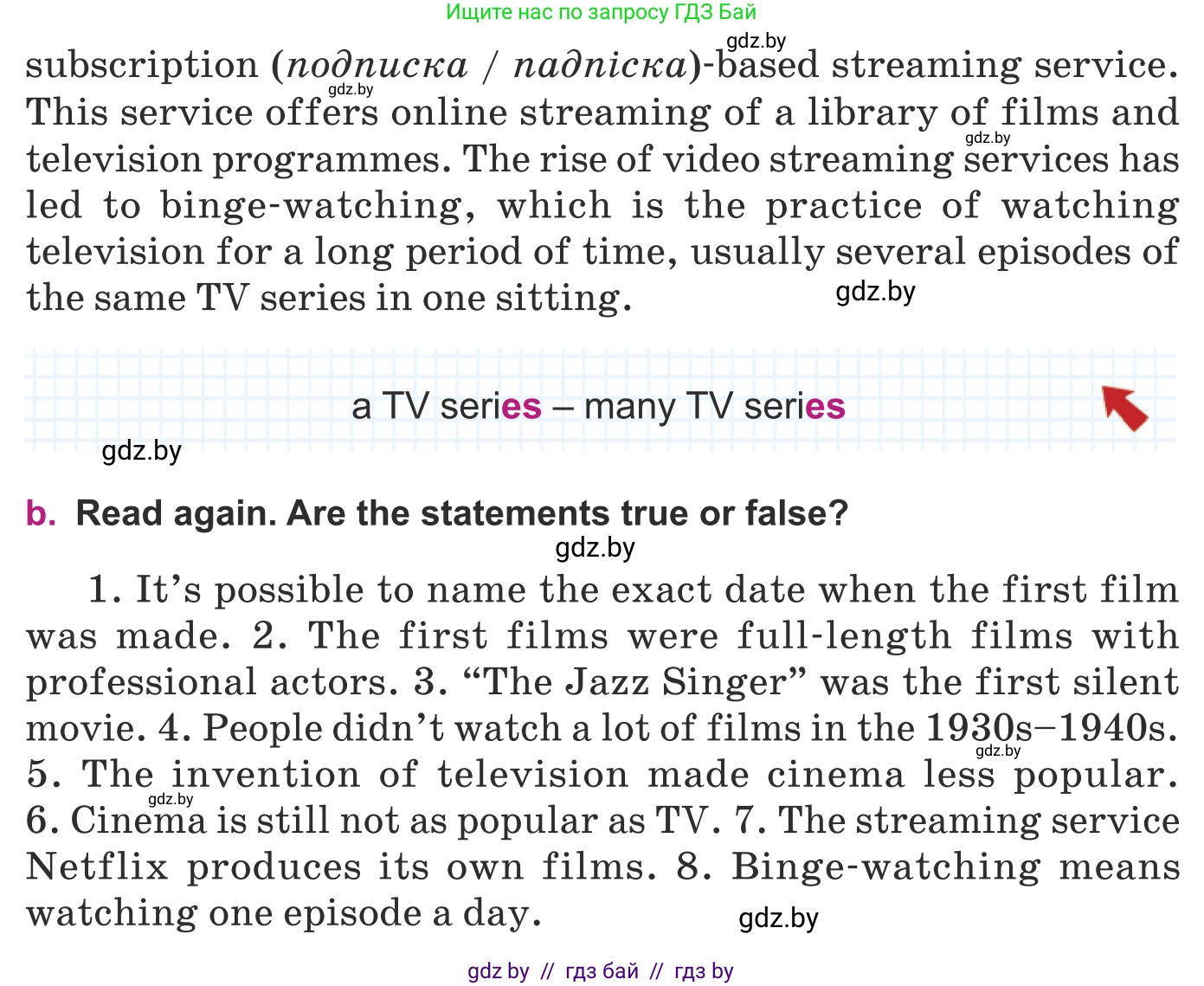 Английский язык (english), 8 класс Учебник, авторы: Демченко Наталья Валентиновна, Севрюкова Татьяна Юрьевна, Наумова Елена Георгиевна, Рыбалко О Н, Манешина А В, Маслёнченко Н А, Бушуева Эдите Владиславовна, издательство Вышэйшая школа, Минск, 2020, розового цвета, Часть ( Part) 2, страница 153, номер 2, Условие (продолжение 2)