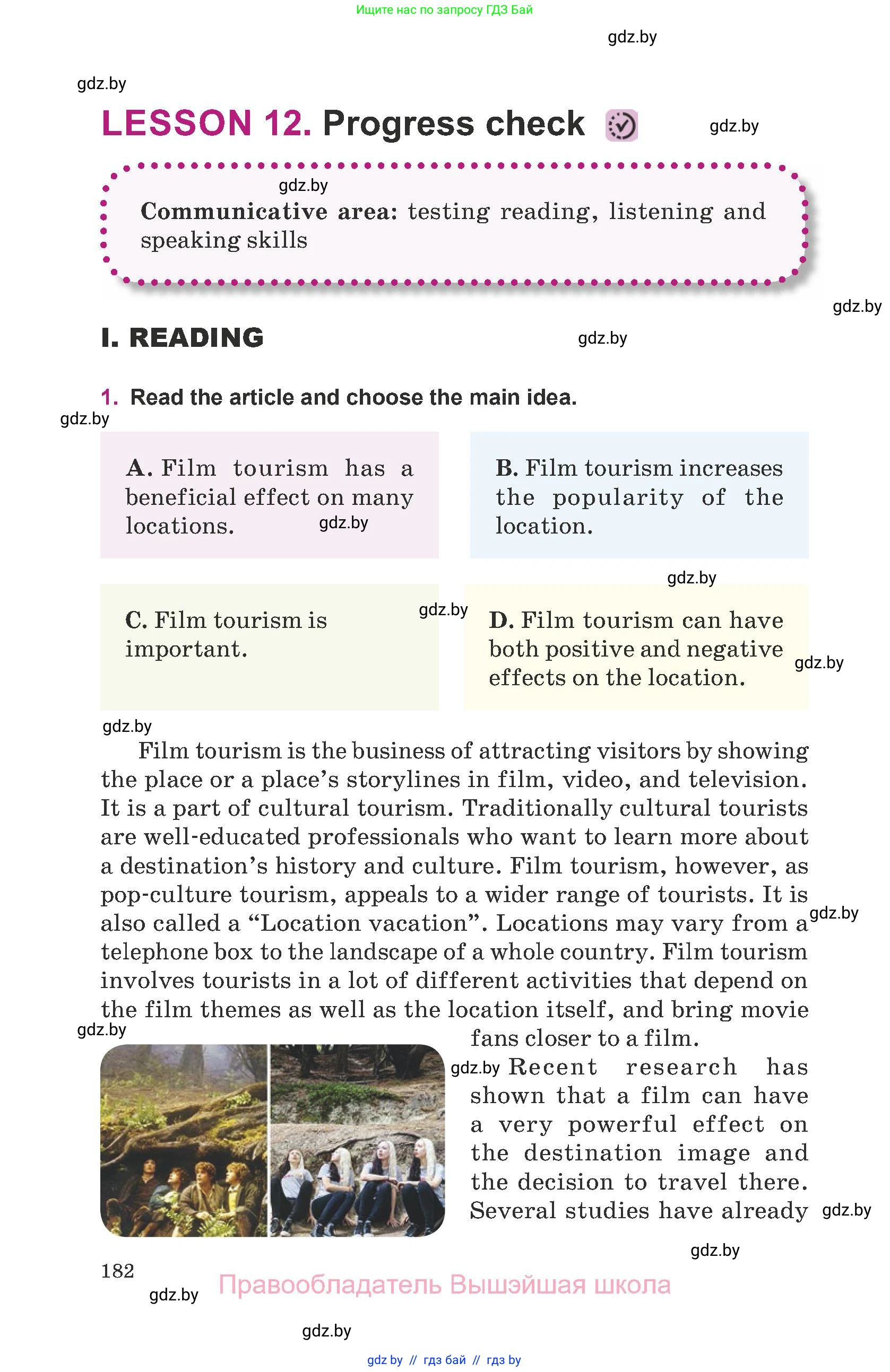 Английский язык (english), 8 класс Учебник, авторы: Демченко Наталья Валентиновна, Севрюкова Татьяна Юрьевна, Наумова Елена Георгиевна, Рыбалко О Н, Манешина А В, Маслёнченко Н А, Бушуева Эдите Владиславовна, издательство Вышэйшая школа, Минск, 2020, розового цвета, Часть ( Part) 2, страница 182