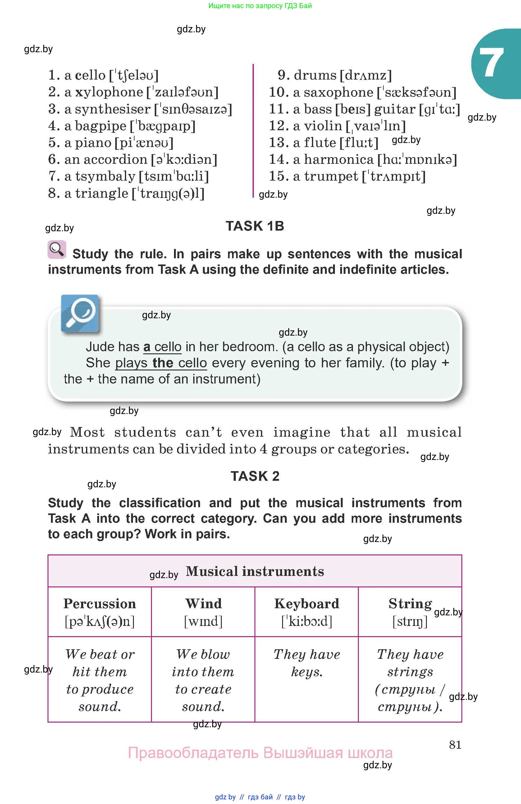 Английский язык (english), 8 класс Учебник, авторы: Демченко Наталья Валентиновна, Севрюкова Татьяна Юрьевна, Наумова Елена Георгиевна, Рыбалко О Н, Манешина А В, Маслёнченко Н А, Бушуева Эдите Владиславовна, издательство Вышэйшая школа, Минск, 2020, розового цвета, страница 81