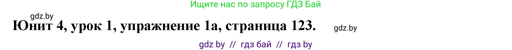 Английский язык (english), 8 класс Учебник, авторы: Демченко Наталья Валентиновна, Севрюкова Татьяна Юрьевна, Наумова Елена Георгиевна, Рыбалко О Н, Манешина А В, Маслёнченко Н А, Бушуева Эдите Владиславовна, издательство Вышэйшая школа, Минск, 2020, розового цвета, Часть ( Part) 1, страница 123, номер 1, Решение