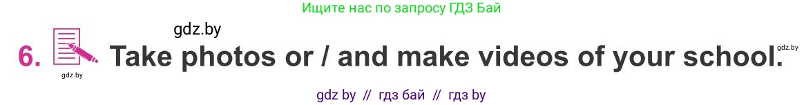 Английский язык (english), 8 класс Учебник, авторы: Лапицкая Людмила Михайловна (Lapitskaya Ludmila), Демченко Наталья Валентиновна, Калишевич Алла Ивановна, Юхнель Наталья Валентиновна, Волков Андрей Валерьевич, Севрюкова Татьяна Юрьевна, издательство Вышэйшая школа, Минск, 2021, бирюзового цвета, страница 61, номер 6, Условие