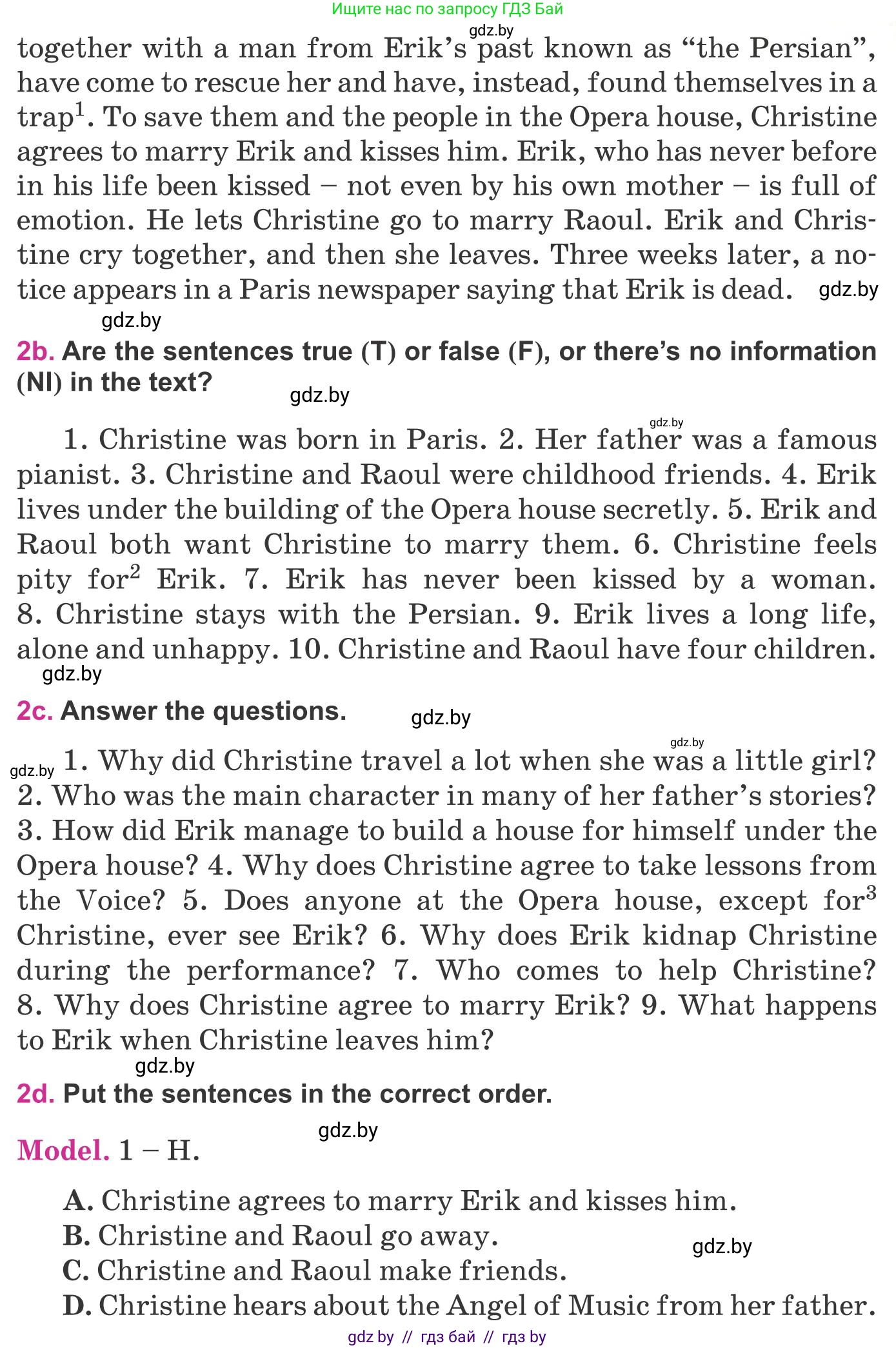 Английский язык (english), 8 класс Учебник, авторы: Лапицкая Людмила Михайловна (Lapitskaya Ludmila), Демченко Наталья Валентиновна, Калишевич Алла Ивановна, Юхнель Наталья Валентиновна, Волков Андрей Валерьевич, Севрюкова Татьяна Юрьевна, издательство Вышэйшая школа, Минск, 2021, бирюзового цвета, страница 195, номер 2, Условие (продолжение 3)