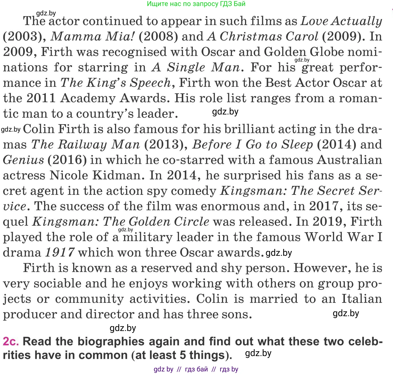 Английский язык (english), 8 класс Учебник, авторы: Лапицкая Людмила Михайловна (Lapitskaya Ludmila), Демченко Наталья Валентиновна, Калишевич Алла Ивановна, Юхнель Наталья Валентиновна, Волков Андрей Валерьевич, Севрюкова Татьяна Юрьевна, издательство Вышэйшая школа, Минск, 2021, бирюзового цвета, страница 239, номер 2, Условие (продолжение 3)