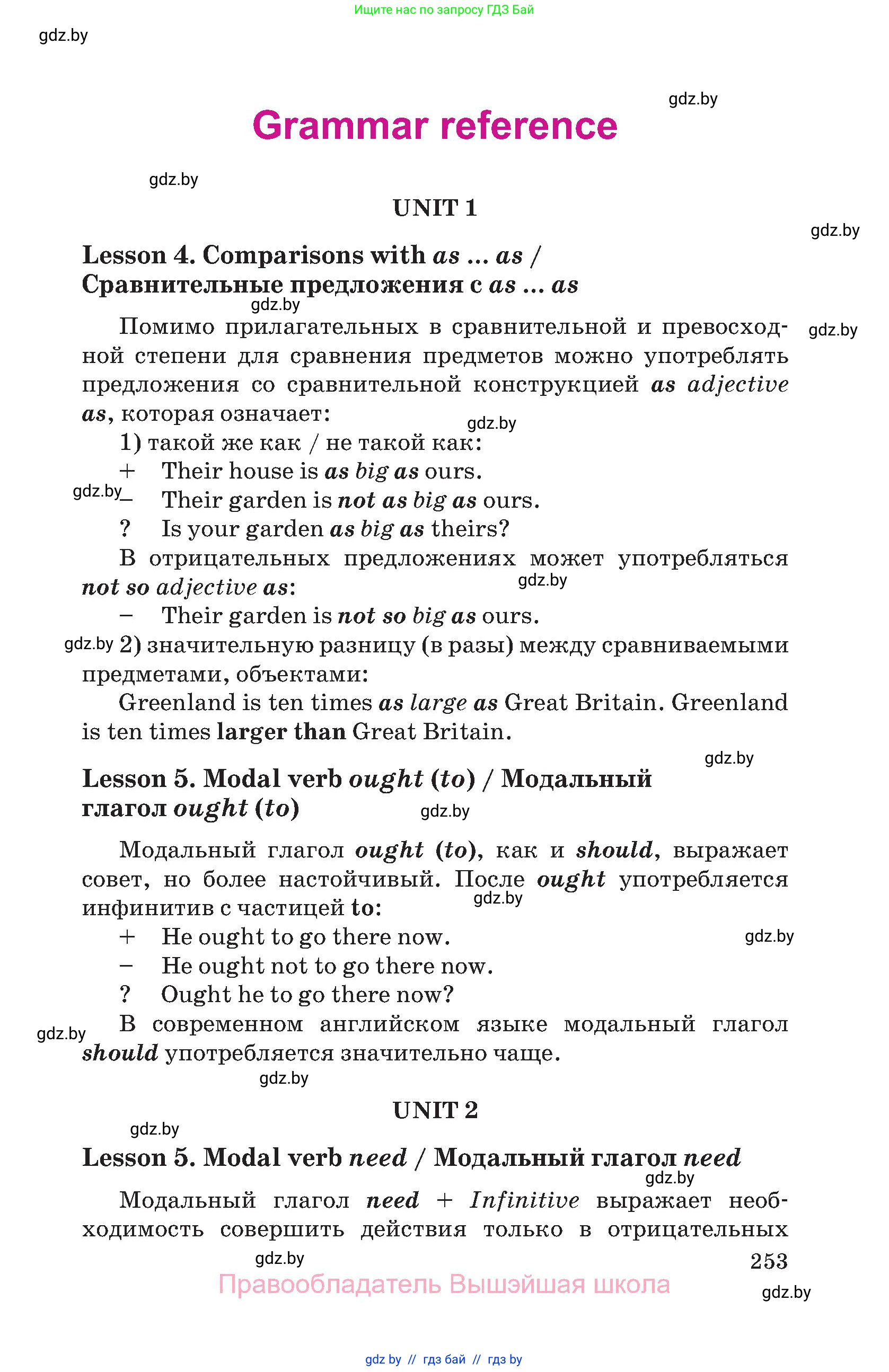 Английский язык (english), 8 класс Учебник, авторы: Лапицкая Людмила Михайловна (Lapitskaya Ludmila), Демченко Наталья Валентиновна, Калишевич Алла Ивановна, Юхнель Наталья Валентиновна, Волков Андрей Валерьевич, Севрюкова Татьяна Юрьевна, издательство Вышэйшая школа, Минск, 2021, бирюзового цвета, страница 253