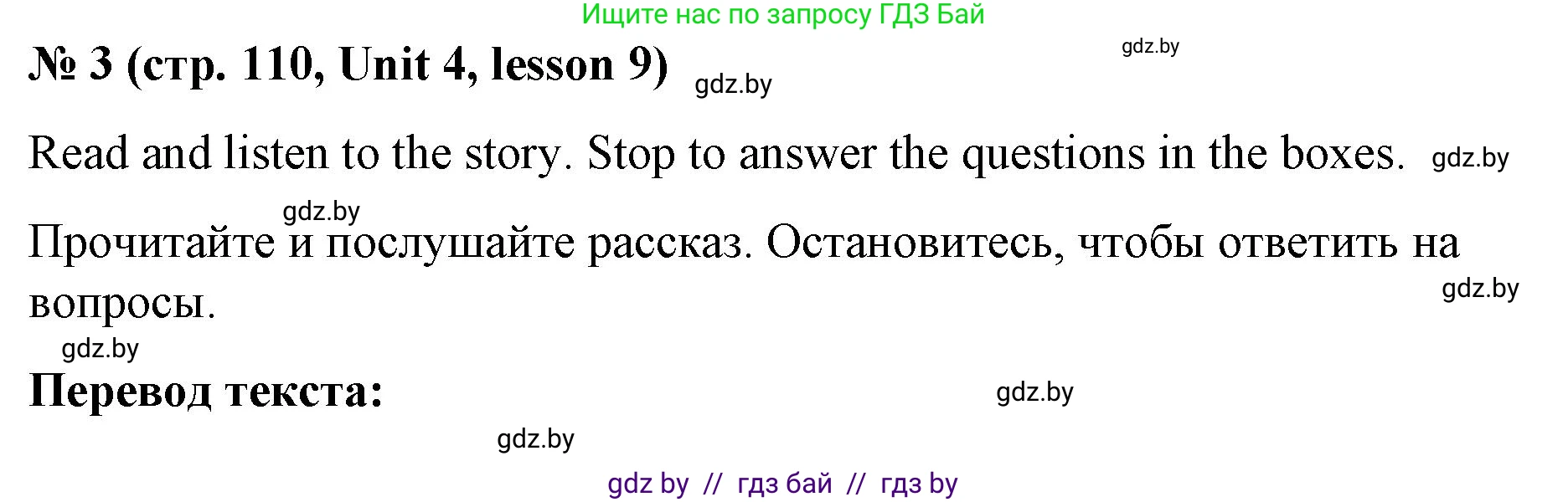 Английский язык (english), 8 класс Учебник, авторы: Лапицкая Людмила Михайловна (Lapitskaya Ludmila), Демченко Наталья Валентиновна, Калишевич Алла Ивановна, Юхнель Наталья Валентиновна, Волков Андрей Валерьевич, Севрюкова Татьяна Юрьевна, издательство Вышэйшая школа, Минск, 2021, бирюзового цвета, страница 110, номер 3, Решение