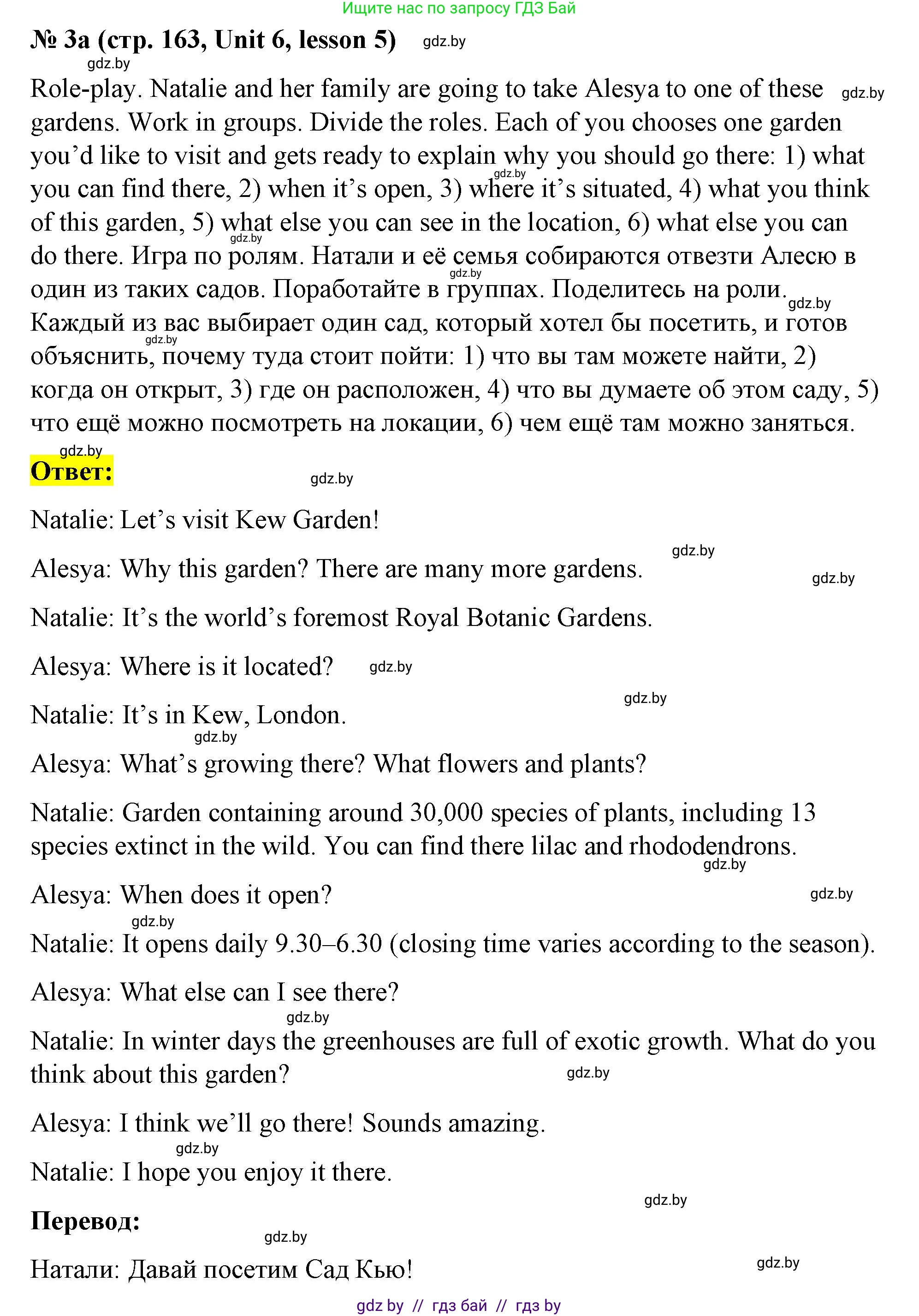 Английский язык (english), 8 класс Учебник, авторы: Лапицкая Людмила Михайловна (Lapitskaya Ludmila), Демченко Наталья Валентиновна, Калишевич Алла Ивановна, Юхнель Наталья Валентиновна, Волков Андрей Валерьевич, Севрюкова Татьяна Юрьевна, издательство Вышэйшая школа, Минск, 2021, бирюзового цвета, страница 163, номер 3, Решение