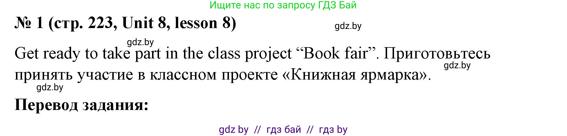 Английский язык (english), 8 класс Учебник, авторы: Лапицкая Людмила Михайловна (Lapitskaya Ludmila), Демченко Наталья Валентиновна, Калишевич Алла Ивановна, Юхнель Наталья Валентиновна, Волков Андрей Валерьевич, Севрюкова Татьяна Юрьевна, издательство Вышэйшая школа, Минск, 2021, бирюзового цвета, страница 224, Решение