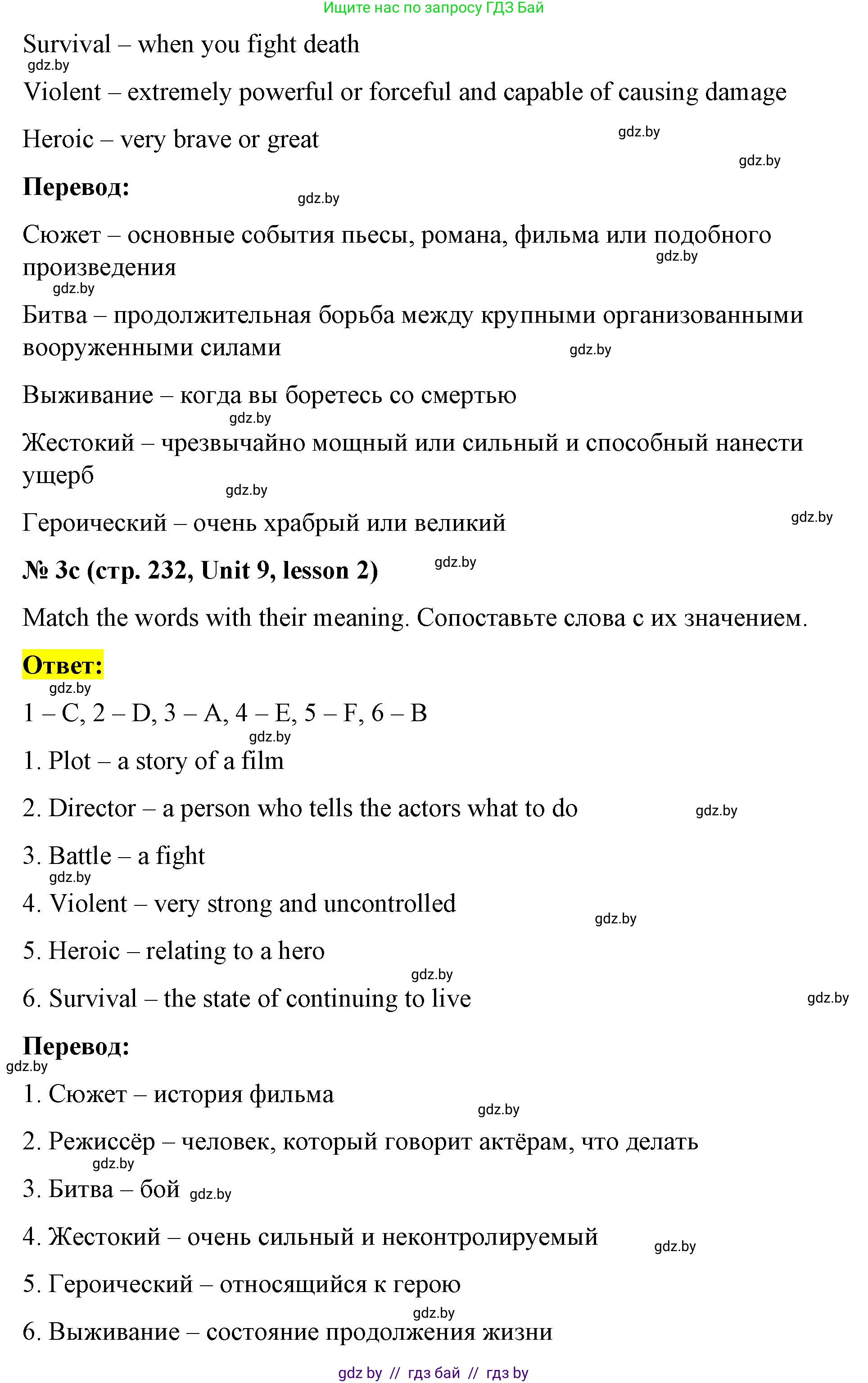 Английский язык (english), 8 класс Учебник, авторы: Лапицкая Людмила Михайловна (Lapitskaya Ludmila), Демченко Наталья Валентиновна, Калишевич Алла Ивановна, Юхнель Наталья Валентиновна, Волков Андрей Валерьевич, Севрюкова Татьяна Юрьевна, издательство Вышэйшая школа, Минск, 2021, бирюзового цвета, страница 231, номер 3, Решение (продолжение 4)