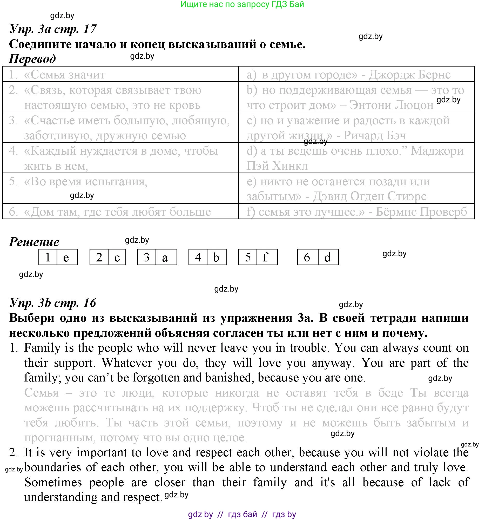 Английский язык (english), 9 класс Рабочая тетрадь (workbook), авторы: Демченко Наталья Валентиновна, Юхнель Наталья Валентиновна, Малиновская Елена Александровна, Романчук Вероника Романовна, Бушуева Эдите Владиславовна, Наумова Елена Георгиевна, Яковчиц Т Н, издательство Аверсэв, Минск, 2022, зелёного цвета, Часть ( Part) 1, страница 17, номер 3, Решение