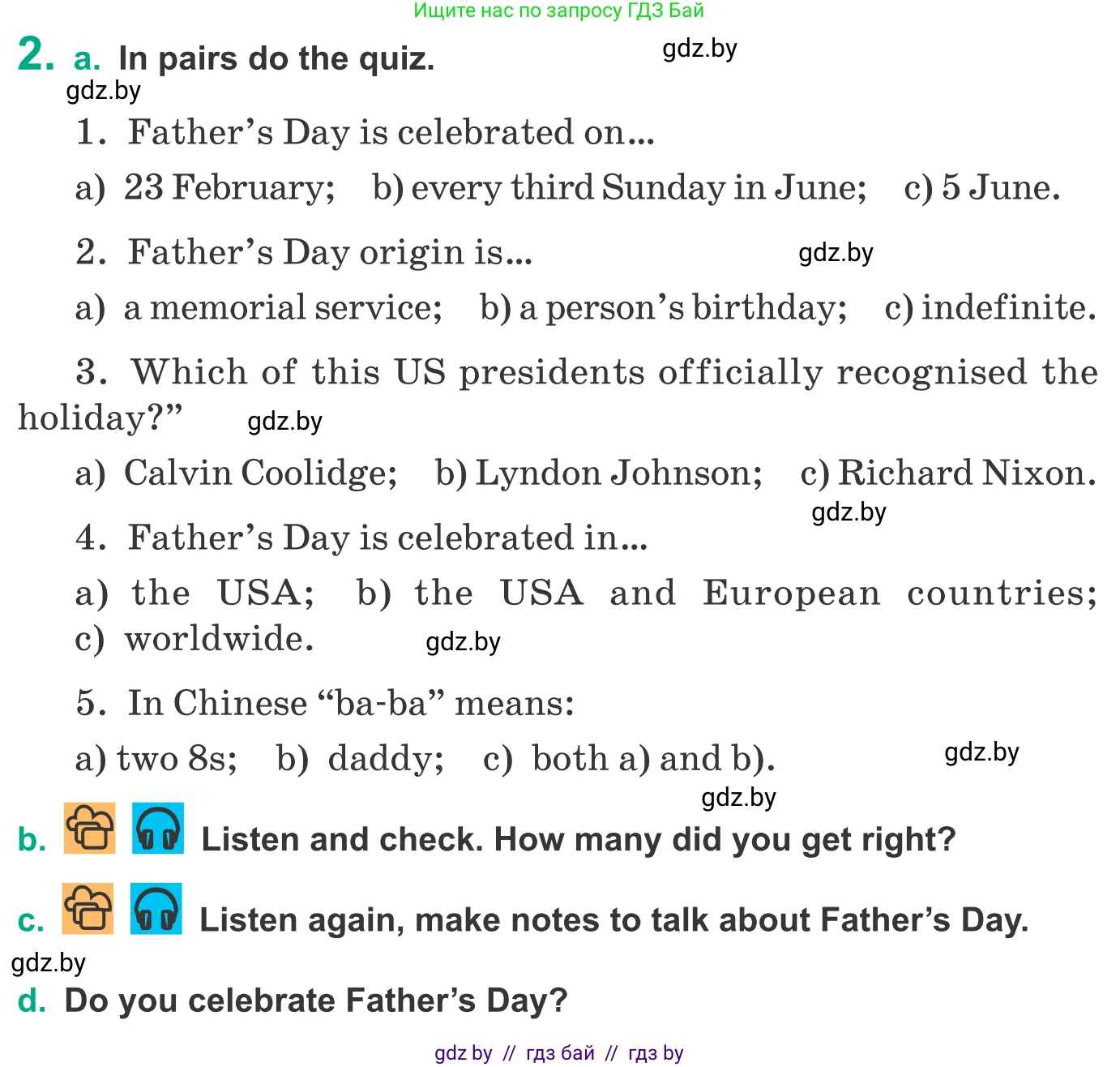 Английский язык (english), 9 класс Учебник (Student's book), авторы: Демченко Наталья Валентиновна, Юхнель Наталья Валентиновна, Романчук Вероника Романовна, Малиновская Елена Александровна, Севрюкова Татьяна Юрьевна, издательство Вышэйшая школа, Минск, 2022, белого цвета, Часть ( Part) 1, страница 36, номер 2, Условие