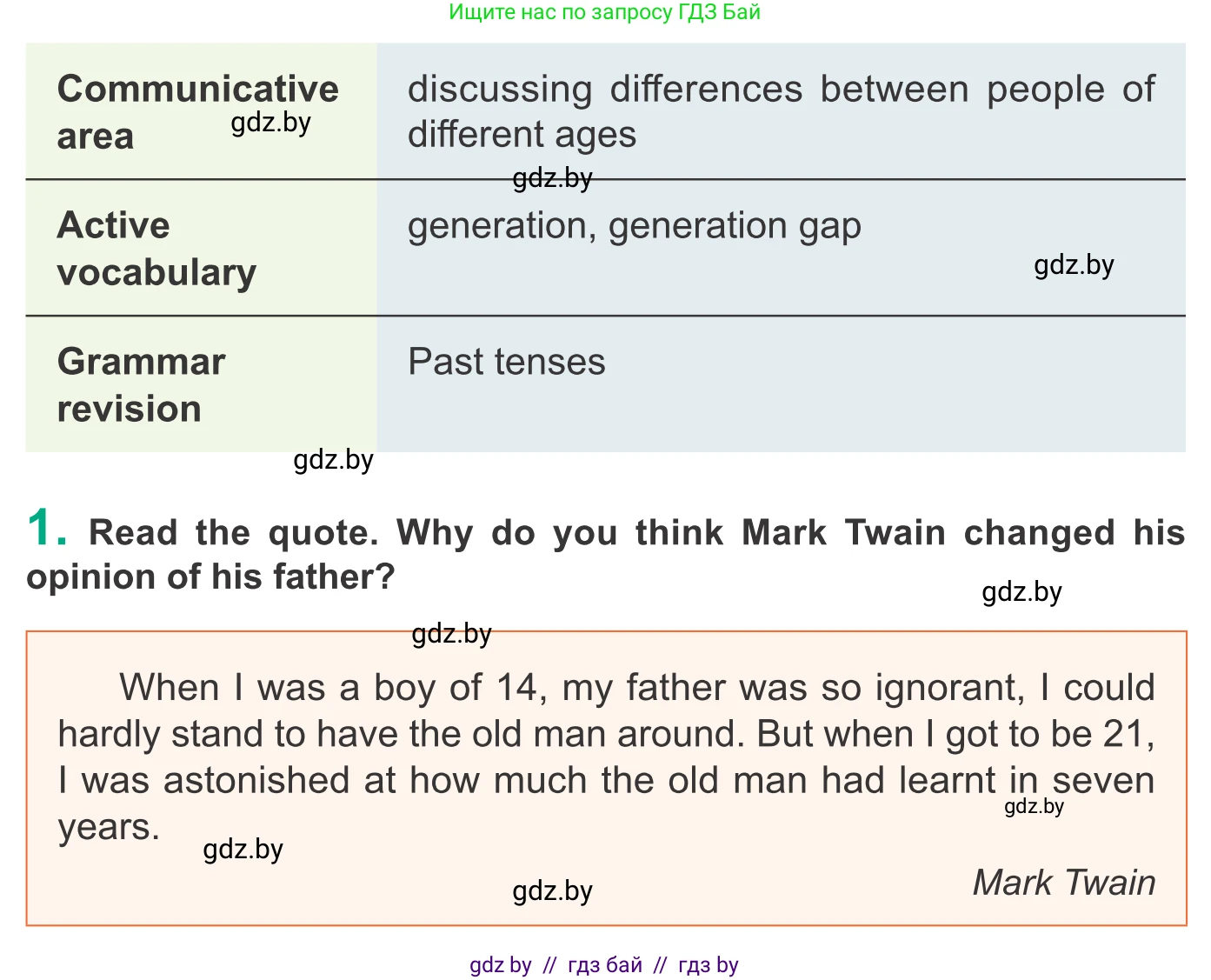 Английский язык (english), 9 класс Учебник (Student's book), авторы: Демченко Наталья Валентиновна, Юхнель Наталья Валентиновна, Романчук Вероника Романовна, Малиновская Елена Александровна, Севрюкова Татьяна Юрьевна, издательство Вышэйшая школа, Минск, 2022, белого цвета, Часть ( Part) 1, страница 13, номер 1, Условие