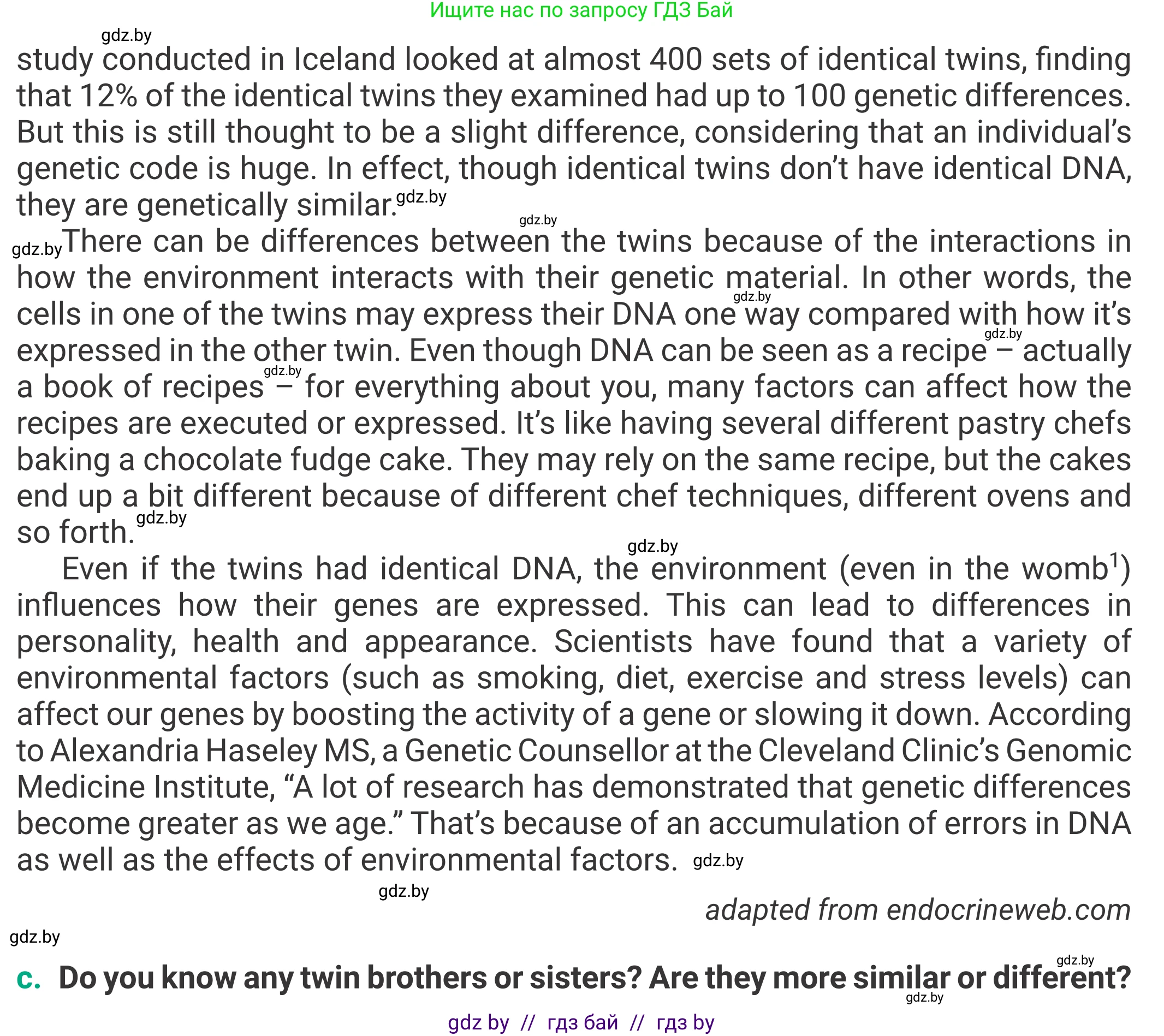 Английский язык (english), 9 класс Учебник (Student's book), авторы: Демченко Наталья Валентиновна, Юхнель Наталья Валентиновна, Романчук Вероника Романовна, Малиновская Елена Александровна, Севрюкова Татьяна Юрьевна, издательство Вышэйшая школа, Минск, 2022, белого цвета, Часть ( Part) 1, страница 1, номер 1, Условие (продолжение 2)