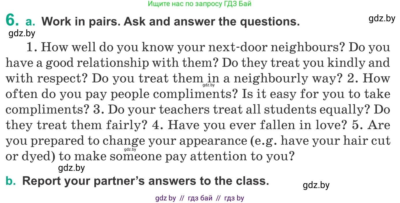 Английский язык (english), 9 класс Учебник (Student's book), авторы: Демченко Наталья Валентиновна, Юхнель Наталья Валентиновна, Романчук Вероника Романовна, Малиновская Елена Александровна, Севрюкова Татьяна Юрьевна, издательство Вышэйшая школа, Минск, 2022, белого цвета, Часть ( Part) 1, страница 49, номер 6, Условие