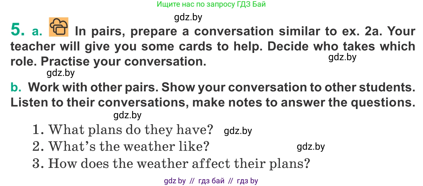 Английский язык (english), 9 класс Учебник (Student's book), авторы: Демченко Наталья Валентиновна, Юхнель Наталья Валентиновна, Романчук Вероника Романовна, Малиновская Елена Александровна, Севрюкова Татьяна Юрьевна, издательство Вышэйшая школа, Минск, 2022, белого цвета, Часть ( Part) 2, страница 20, номер 5, Условие
