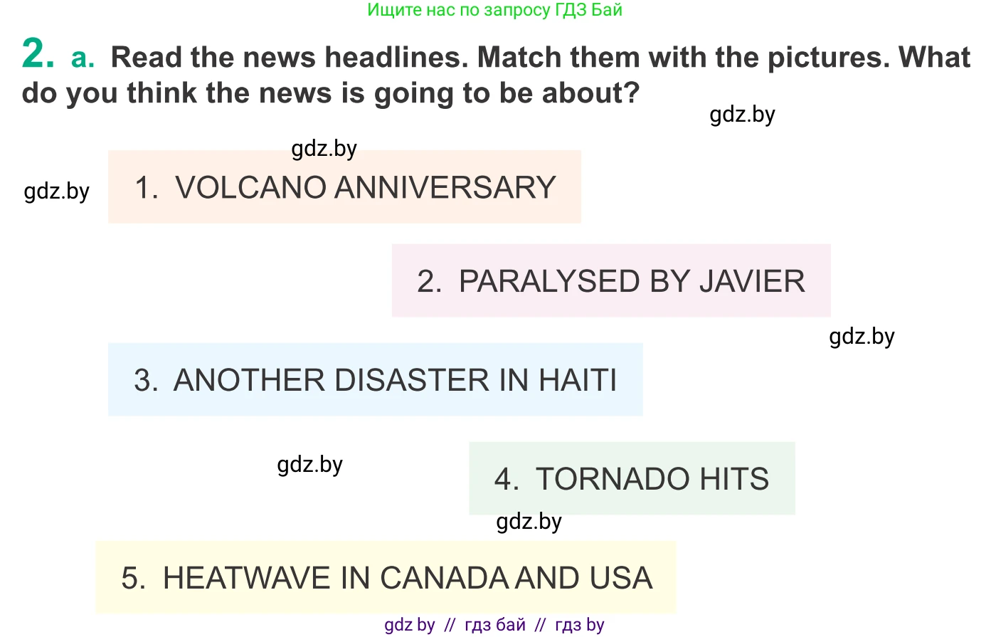 Английский язык (english), 9 класс Учебник (Student's book), авторы: Демченко Наталья Валентиновна, Юхнель Наталья Валентиновна, Романчук Вероника Романовна, Малиновская Елена Александровна, Севрюкова Татьяна Юрьевна, издательство Вышэйшая школа, Минск, 2022, белого цвета, Часть ( Part) 2, страница 26, номер 2, Условие