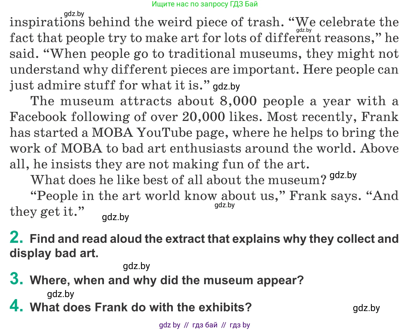 Английский язык (english), 9 класс Учебник (Student's book), авторы: Демченко Наталья Валентиновна, Юхнель Наталья Валентиновна, Романчук Вероника Романовна, Малиновская Елена Александровна, Севрюкова Татьяна Юрьевна, издательство Вышэйшая школа, Минск, 2022, белого цвета, Часть ( Part) 2, страница 172, Условие (продолжение 2)