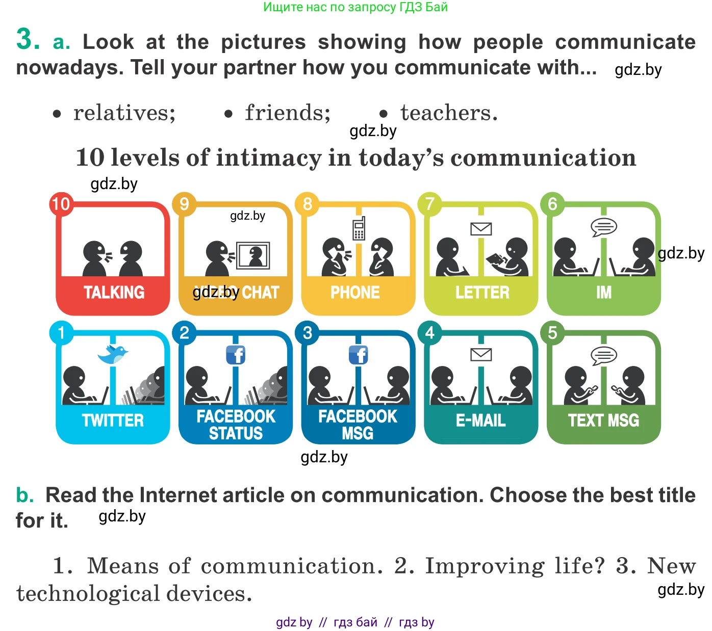 Английский язык (english), 9 класс Учебник (Student's book), авторы: Демченко Наталья Валентиновна, Юхнель Наталья Валентиновна, Романчук Вероника Романовна, Малиновская Елена Александровна, Севрюкова Татьяна Юрьевна, издательство Вышэйшая школа, Минск, 2022, белого цвета, Часть ( Part) 2, страница 103, номер 3, Условие