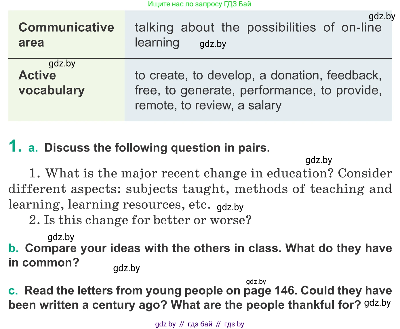 Английский язык (english), 9 класс Учебник (Student's book), авторы: Демченко Наталья Валентиновна, Юхнель Наталья Валентиновна, Романчук Вероника Романовна, Малиновская Елена Александровна, Севрюкова Татьяна Юрьевна, издательство Вышэйшая школа, Минск, 2022, белого цвета, Часть ( Part) 2, страница 145, номер 1, Условие