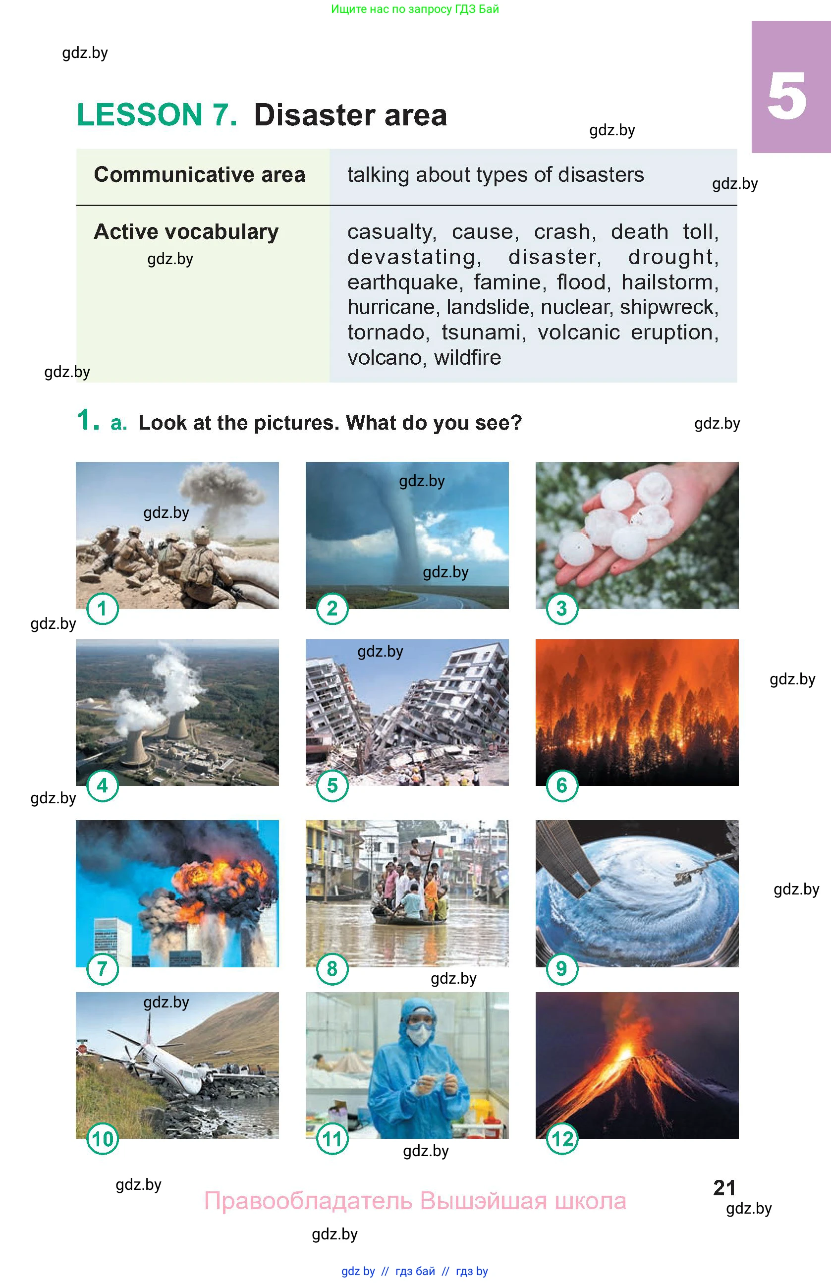 Английский язык (english), 9 класс Учебник (Student's book), авторы: Демченко Наталья Валентиновна, Юхнель Наталья Валентиновна, Романчук Вероника Романовна, Малиновская Елена Александровна, Севрюкова Татьяна Юрьевна, издательство Вышэйшая школа, Минск, 2022, белого цвета, Часть ( Part) 2, страница 21