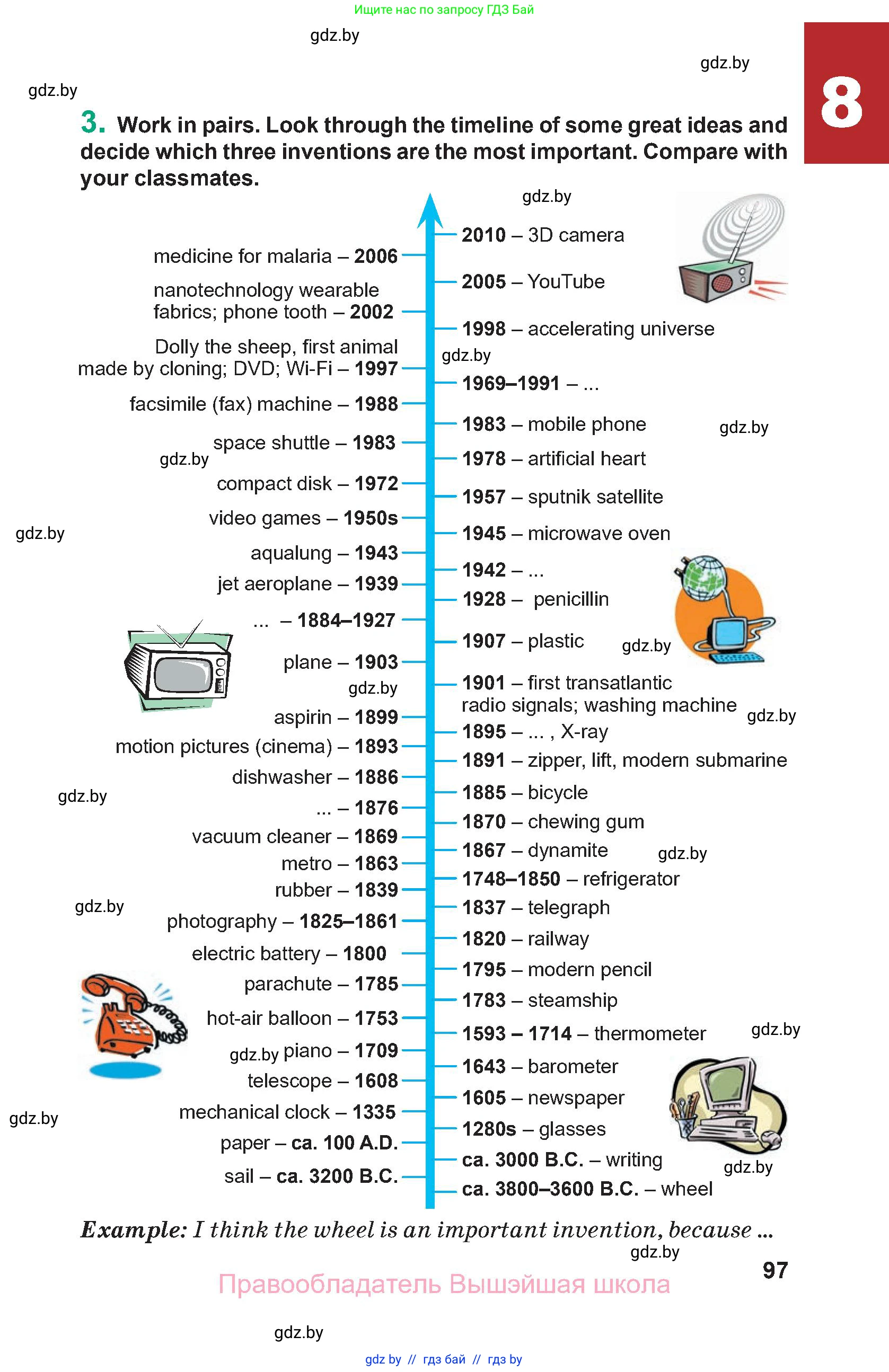 Английский язык (english), 9 класс Учебник (Student's book), авторы: Демченко Наталья Валентиновна, Юхнель Наталья Валентиновна, Романчук Вероника Романовна, Малиновская Елена Александровна, Севрюкова Татьяна Юрьевна, издательство Вышэйшая школа, Минск, 2022, белого цвета, Часть ( Part) 2, страница 97