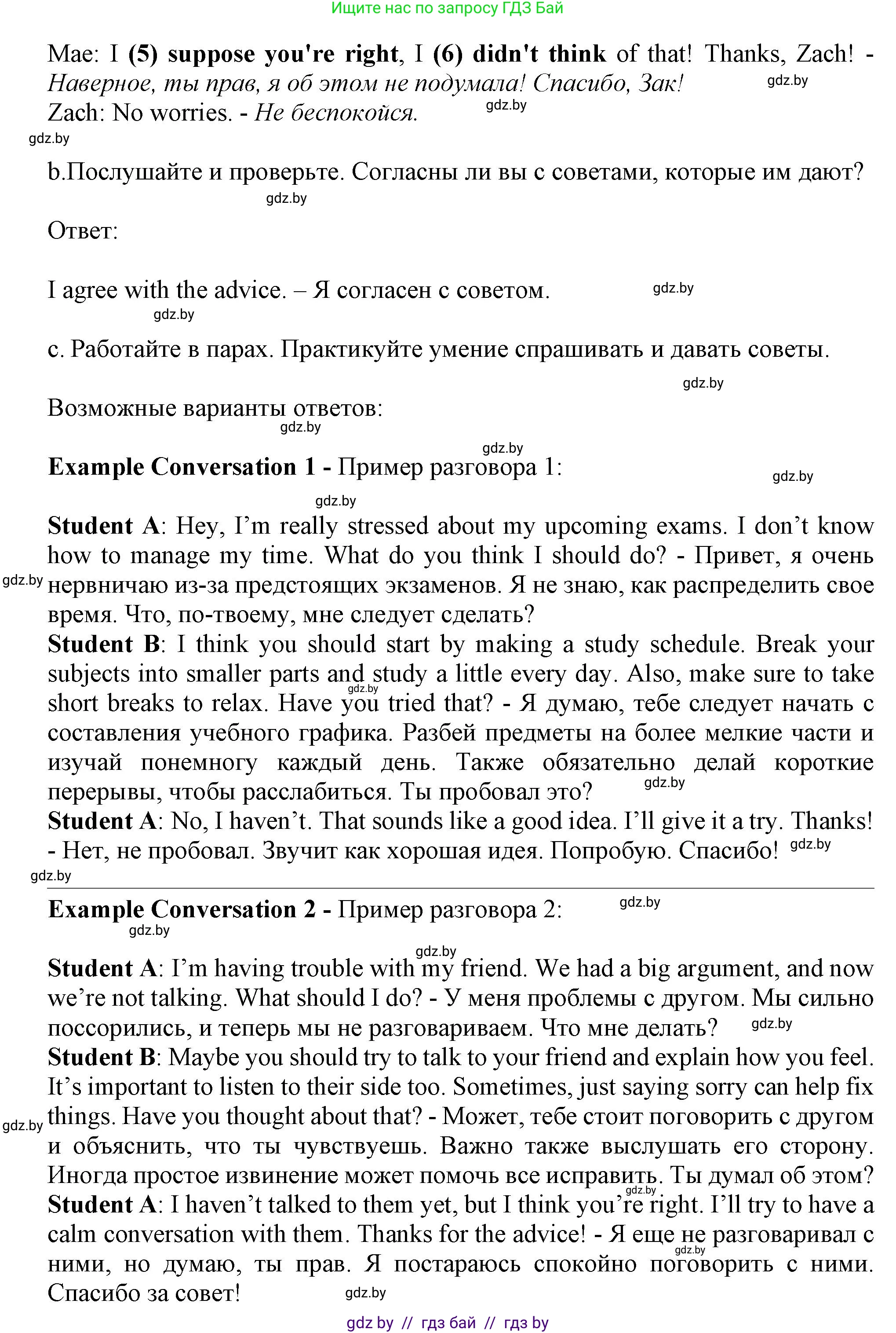 Английский язык (english), 9 класс Учебник (Student's book), авторы: Демченко Наталья Валентиновна, Юхнель Наталья Валентиновна, Романчук Вероника Романовна, Малиновская Елена Александровна, Севрюкова Татьяна Юрьевна, издательство Вышэйшая школа, Минск, 2022, белого цвета, Часть ( Part) 1, страница 18, номер 4, Решение 2 (продолжение 2)
