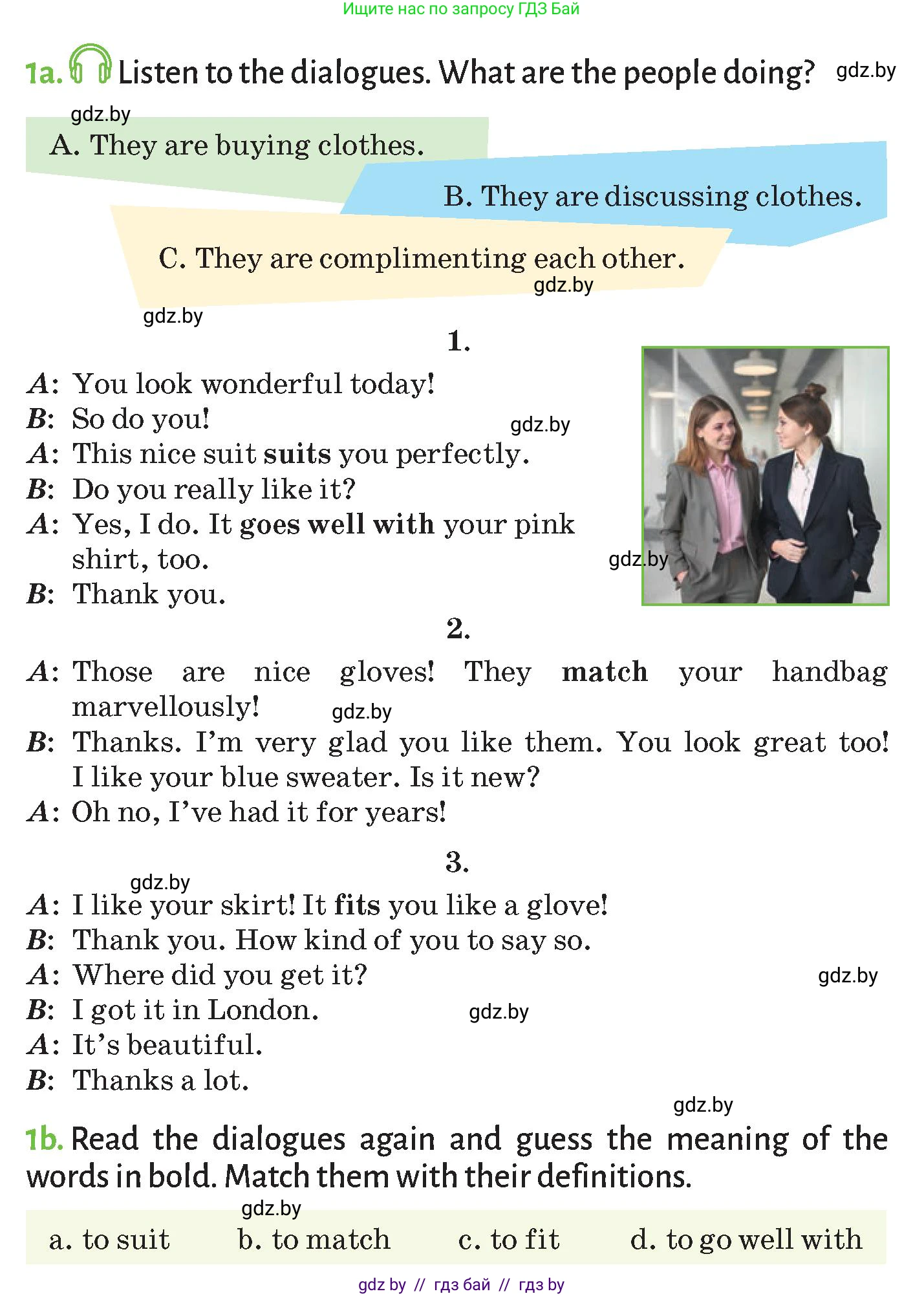 Английский язык (english), 9 класс Учебник (Student's book), авторы: Лапицкая Людмила Михайловна (Lapitskaya Ludmila), Демченко Наталья Валентиновна, Юхнель Наталья Валентиновна, Волков Андрей Валерьевич, издательство Адукацыя i выхаванне, Минск, 2025, зелёного цвета, страница 100, номер 1, Условие