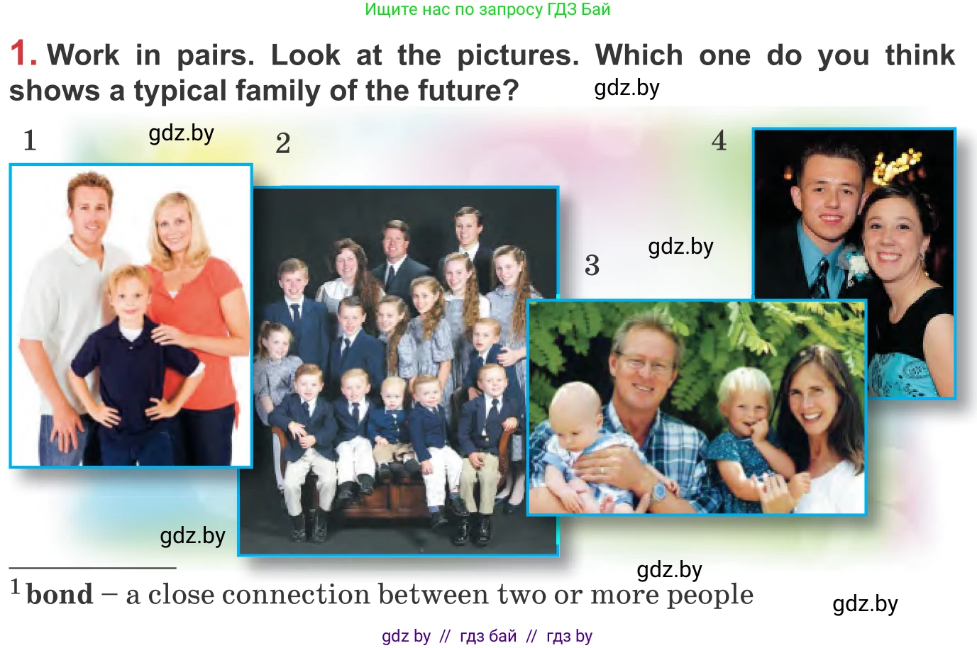 Английский язык (english), 9 класс Учебник (Student's book), авторы: Лапицкая Людмила Михайловна (Lapitskaya Ludmila), Демченко Наталья Валентиновна, Волков Андрей Валерьевич, Калишевич Алла Ивановна, Севрюкова Татьяна Юрьевна, Юхнель Наталья Валентиновна, издательство Вышэйшая школа, Минск, 2018, страница 15, номер 1, Условие