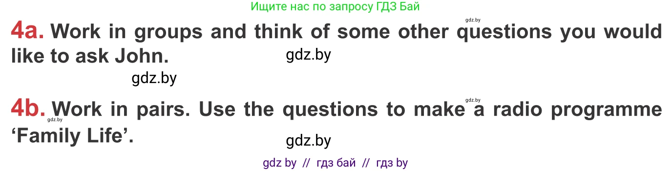 Английский язык (english), 9 класс Учебник (Student's book), авторы: Лапицкая Людмила Михайловна (Lapitskaya Ludmila), Демченко Наталья Валентиновна, Волков Андрей Валерьевич, Калишевич Алла Ивановна, Севрюкова Татьяна Юрьевна, Юхнель Наталья Валентиновна, издательство Вышэйшая школа, Минск, 2018, страница 28, номер 4, Условие