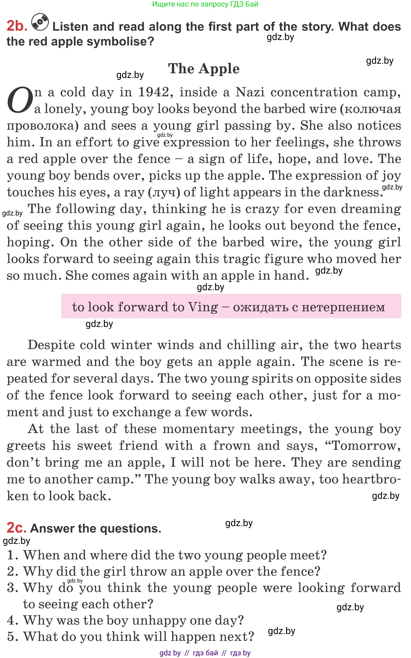 Английский язык (english), 9 класс Учебник (Student's book), авторы: Лапицкая Людмила Михайловна (Lapitskaya Ludmila), Демченко Наталья Валентиновна, Волков Андрей Валерьевич, Калишевич Алла Ивановна, Севрюкова Татьяна Юрьевна, Юхнель Наталья Валентиновна, издательство Вышэйшая школа, Минск, 2018, страница 49, номер 2, Условие (продолжение 2)