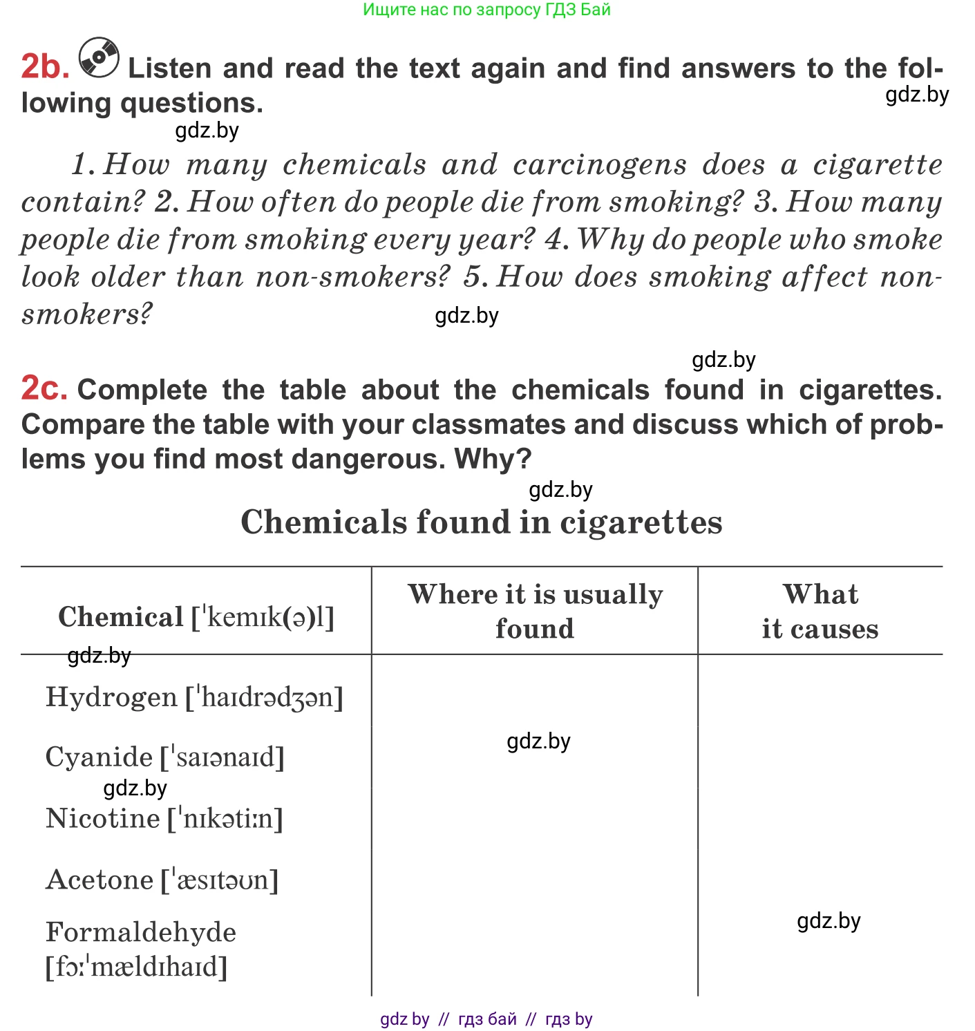 Английский язык (english), 9 класс Учебник (Student's book), авторы: Лапицкая Людмила Михайловна (Lapitskaya Ludmila), Демченко Наталья Валентиновна, Волков Андрей Валерьевич, Калишевич Алла Ивановна, Севрюкова Татьяна Юрьевна, Юхнель Наталья Валентиновна, издательство Вышэйшая школа, Минск, 2018, страница 68, номер 2, Условие (продолжение 3)
