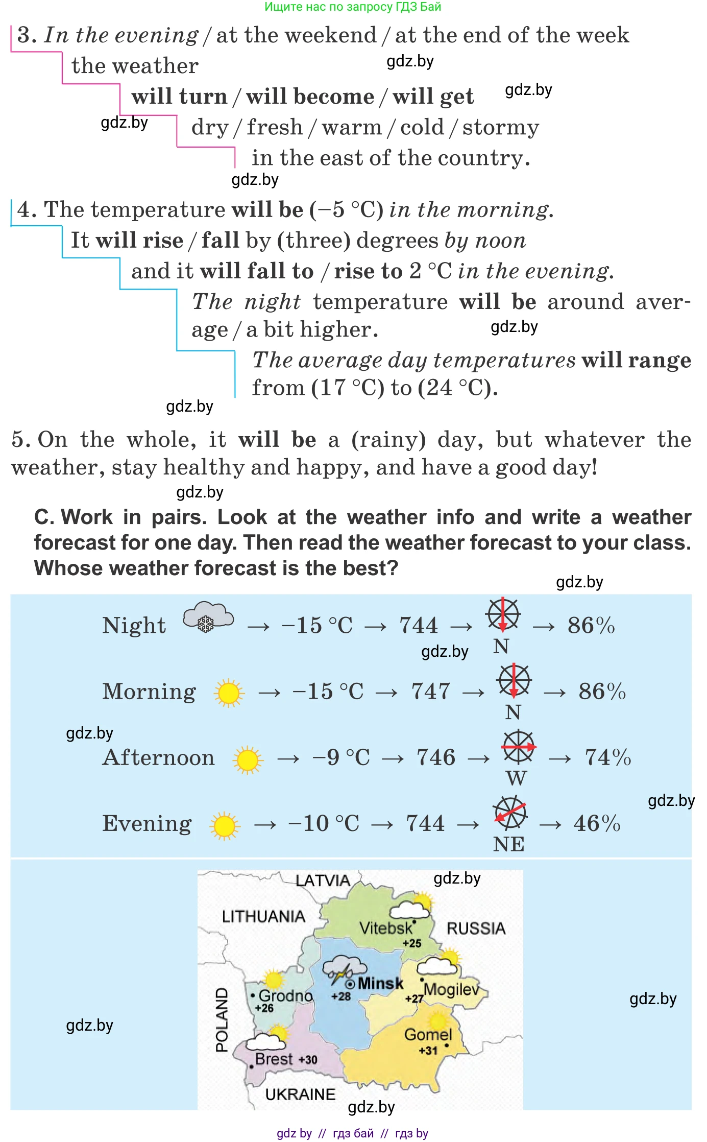 Английский язык (english), 9 класс Учебник (Student's book), авторы: Лапицкая Людмила Михайловна (Lapitskaya Ludmila), Демченко Наталья Валентиновна, Волков Андрей Валерьевич, Калишевич Алла Ивановна, Севрюкова Татьяна Юрьевна, Юхнель Наталья Валентиновна, издательство Вышэйшая школа, Минск, 2018, страница 140, номер 5, Условие (продолжение 2)