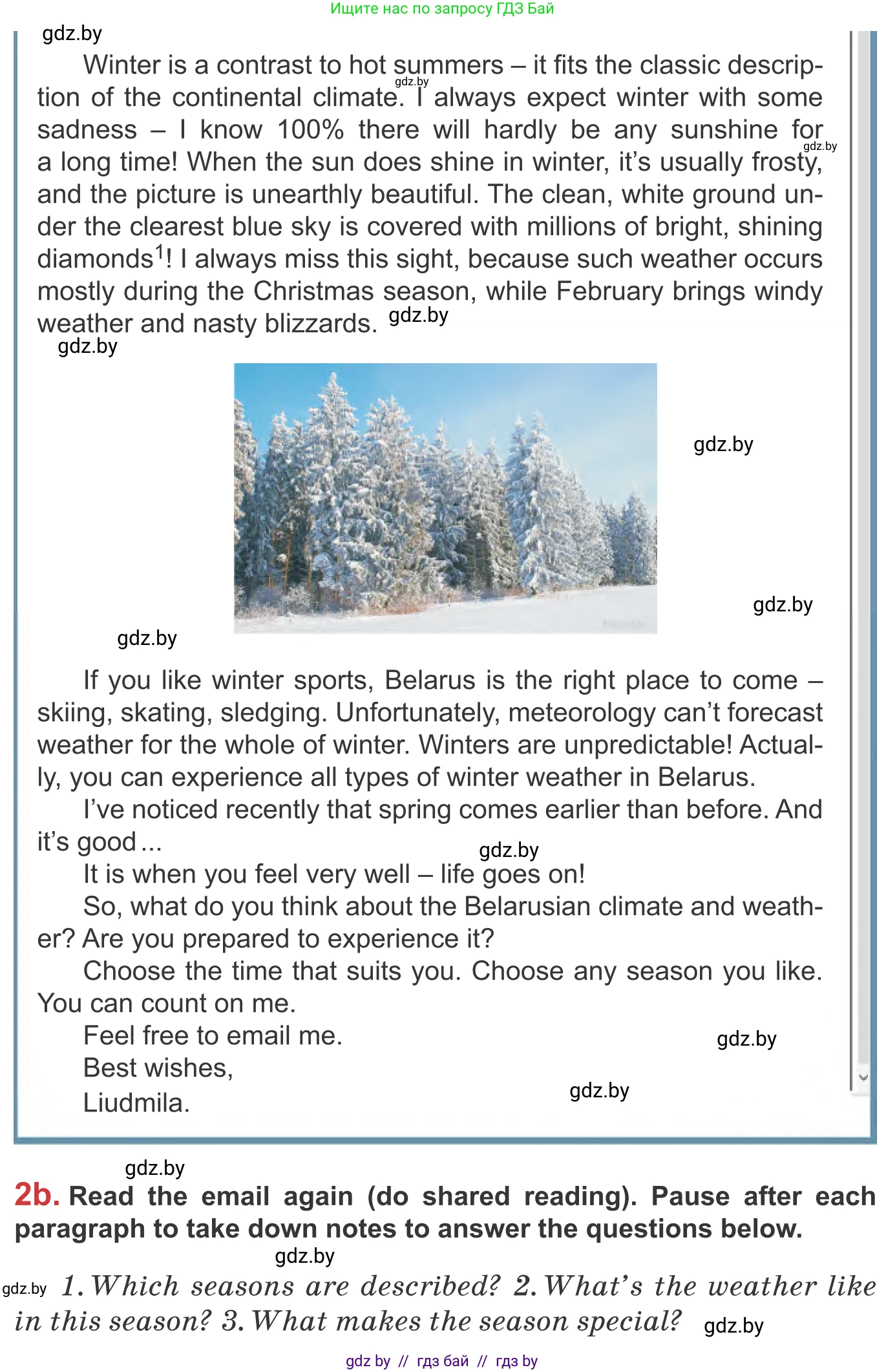 Английский язык (english), 9 класс Учебник (Student's book), авторы: Лапицкая Людмила Михайловна (Lapitskaya Ludmila), Демченко Наталья Валентиновна, Волков Андрей Валерьевич, Калишевич Алла Ивановна, Севрюкова Татьяна Юрьевна, Юхнель Наталья Валентиновна, издательство Вышэйшая школа, Минск, 2018, страница 174, номер 2, Условие (продолжение 3)