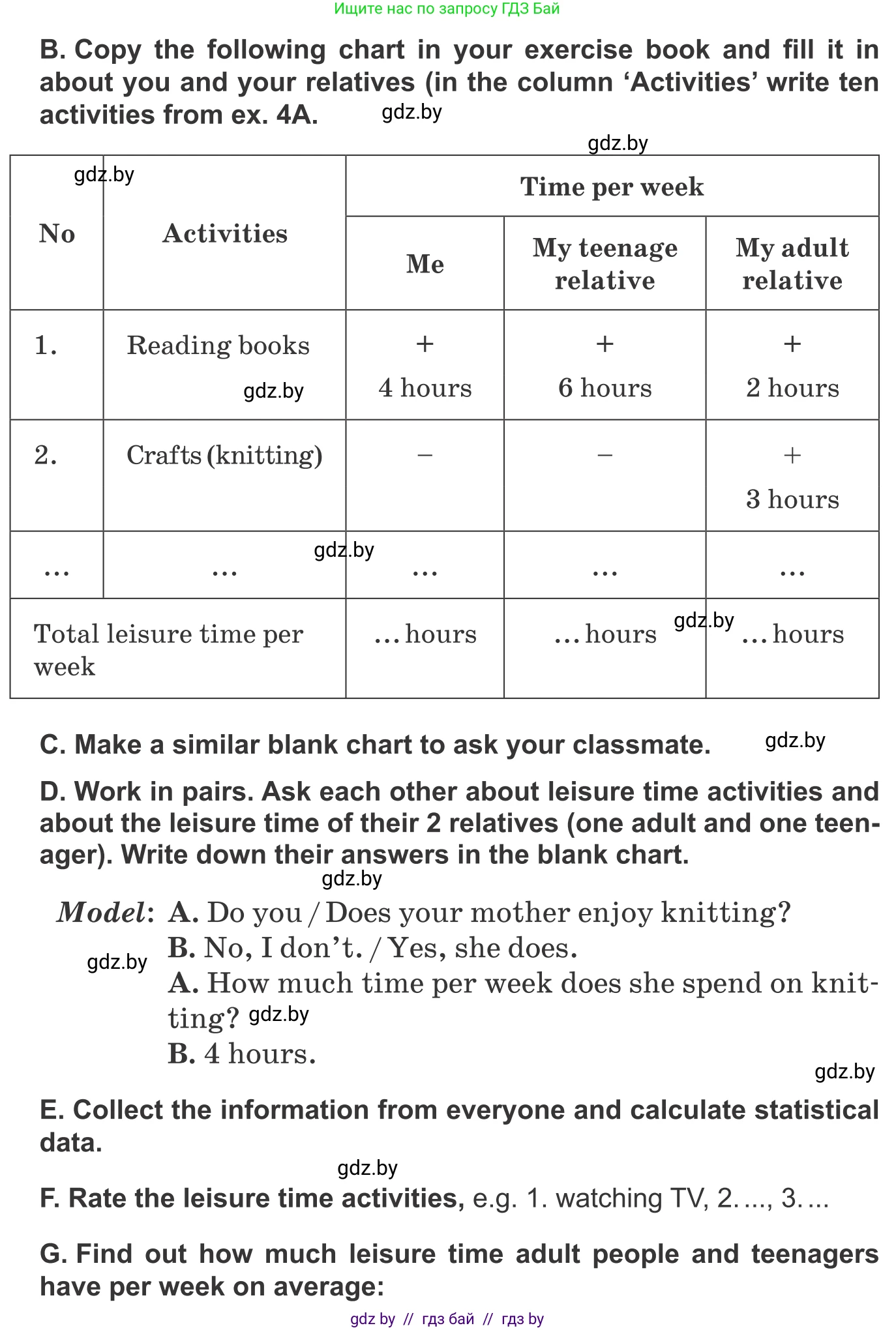 Английский язык (english), 9 класс Учебник (Student's book), авторы: Лапицкая Людмила Михайловна (Lapitskaya Ludmila), Демченко Наталья Валентиновна, Волков Андрей Валерьевич, Калишевич Алла Ивановна, Севрюкова Татьяна Юрьевна, Юхнель Наталья Валентиновна, издательство Вышэйшая школа, Минск, 2018, страница 206, номер 4, Условие (продолжение 2)