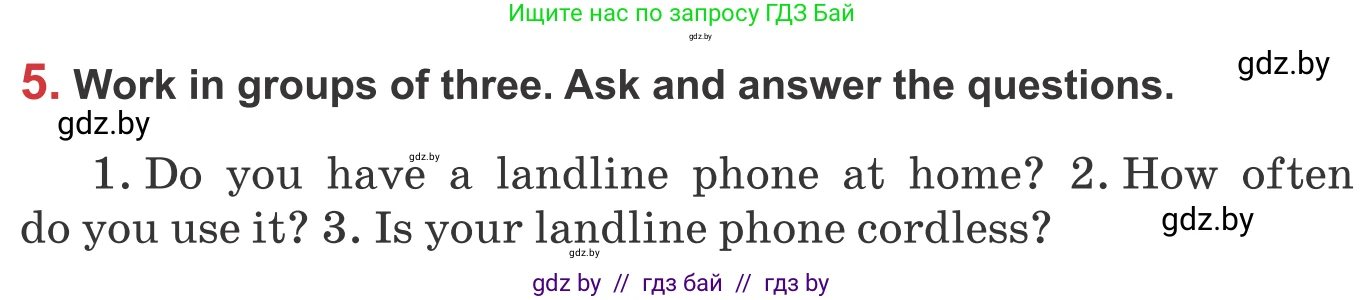 Английский язык (english), 9 класс Учебник (Student's book), авторы: Лапицкая Людмила Михайловна (Lapitskaya Ludmila), Демченко Наталья Валентиновна, Волков Андрей Валерьевич, Калишевич Алла Ивановна, Севрюкова Татьяна Юрьевна, Юхнель Наталья Валентиновна, издательство Вышэйшая школа, Минск, 2018, страница 234, номер 5, Условие