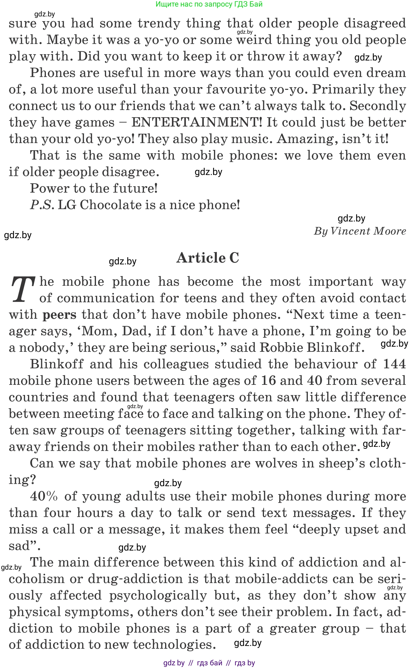 Английский язык (english), 9 класс Учебник (Student's book), авторы: Лапицкая Людмила Михайловна (Lapitskaya Ludmila), Демченко Наталья Валентиновна, Волков Андрей Валерьевич, Калишевич Алла Ивановна, Севрюкова Татьяна Юрьевна, Юхнель Наталья Валентиновна, издательство Вышэйшая школа, Минск, 2018, страница 234, номер 2, Условие (продолжение 3)