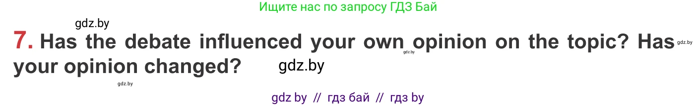 Английский язык (english), 9 класс Учебник (Student's book), авторы: Лапицкая Людмила Михайловна (Lapitskaya Ludmila), Демченко Наталья Валентиновна, Волков Андрей Валерьевич, Калишевич Алла Ивановна, Севрюкова Татьяна Юрьевна, Юхнель Наталья Валентиновна, издательство Вышэйшая школа, Минск, 2018, страница 269, номер 7, Условие