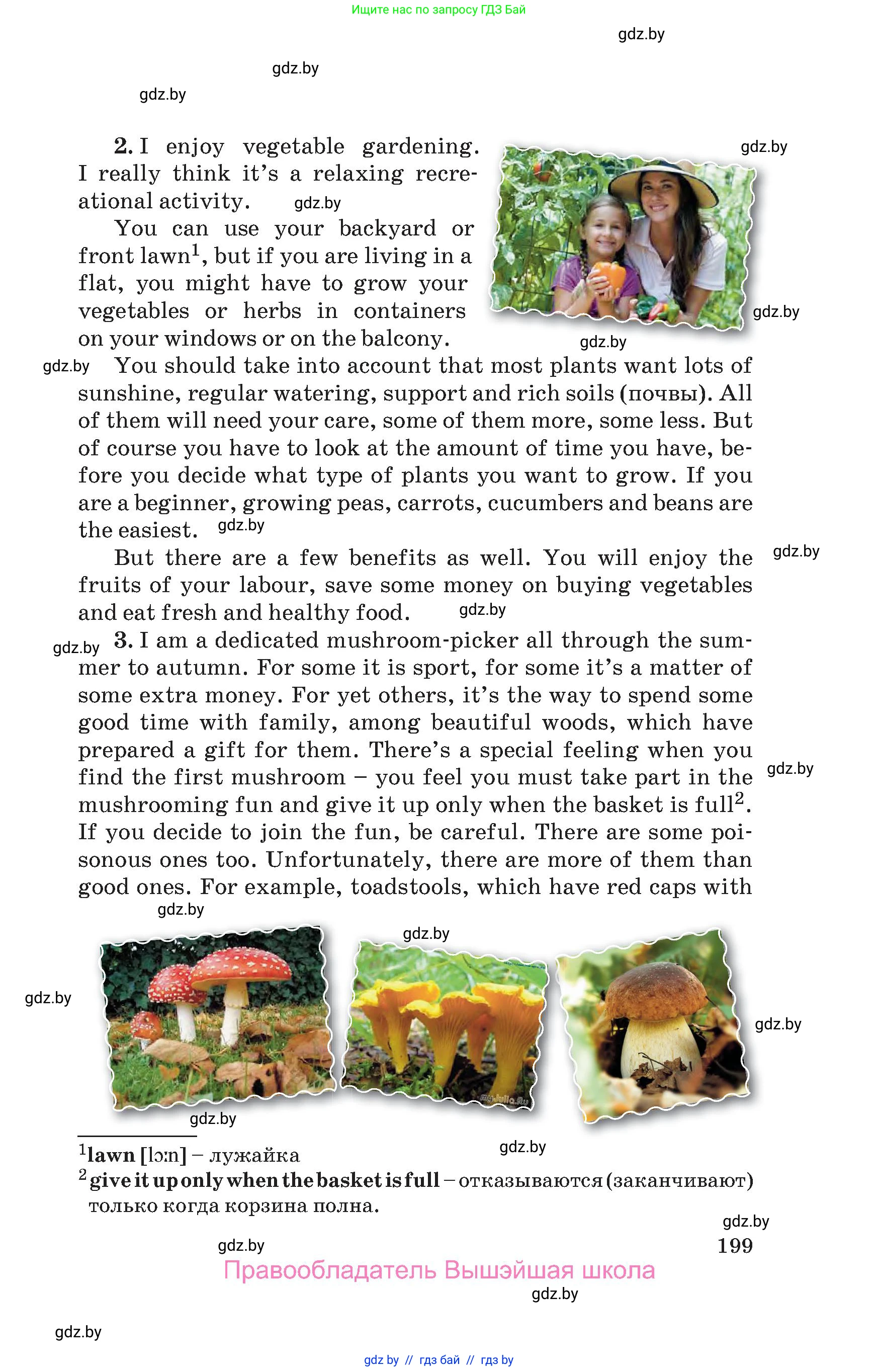 Английский язык (english), 9 класс Учебник (Student's book), авторы: Лапицкая Людмила Михайловна (Lapitskaya Ludmila), Демченко Наталья Валентиновна, Волков Андрей Валерьевич, Калишевич Алла Ивановна, Севрюкова Татьяна Юрьевна, Юхнель Наталья Валентиновна, издательство Вышэйшая школа, Минск, 2018, страница 199