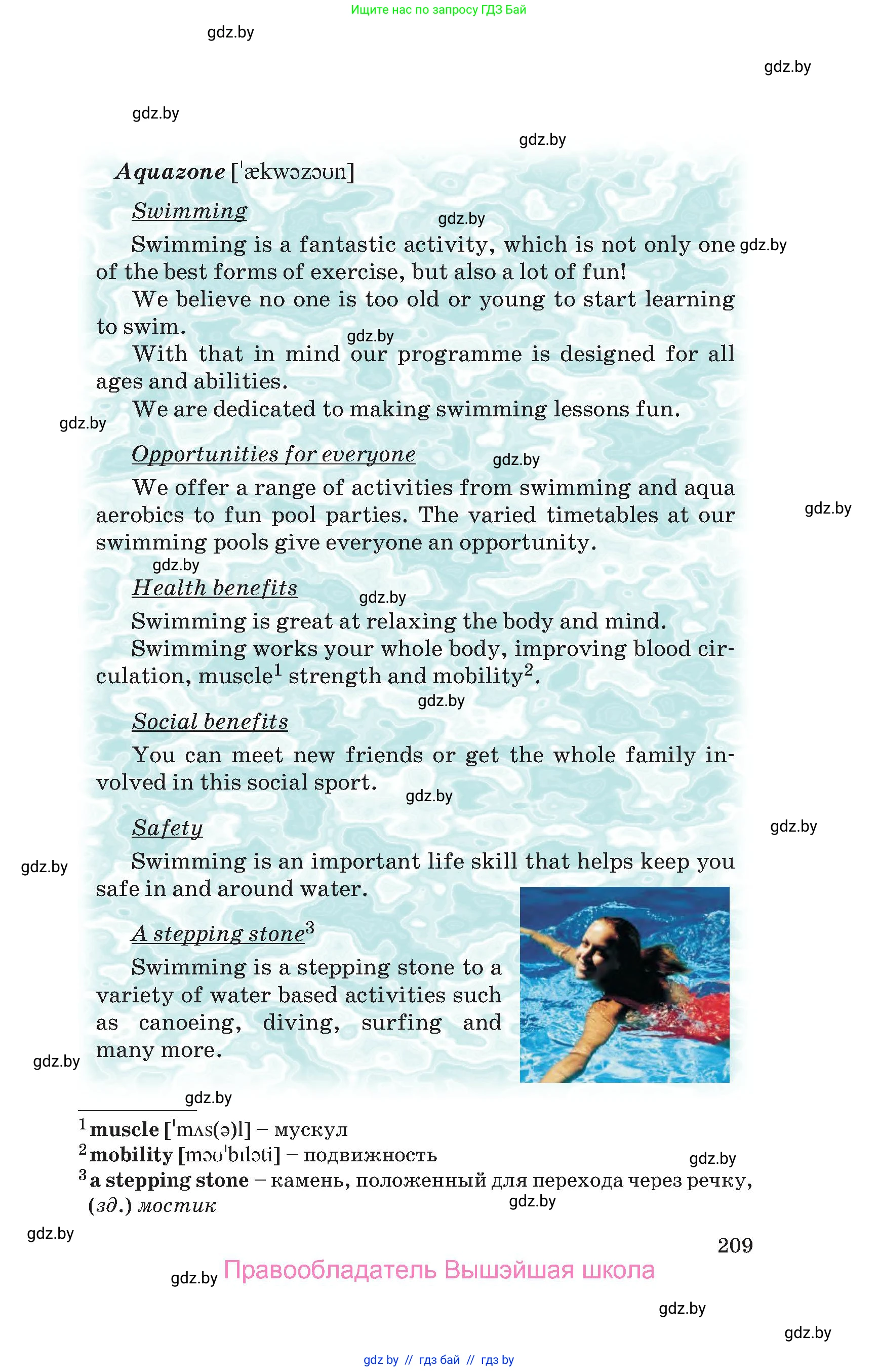 Английский язык (english), 9 класс Учебник (Student's book), авторы: Лапицкая Людмила Михайловна (Lapitskaya Ludmila), Демченко Наталья Валентиновна, Волков Андрей Валерьевич, Калишевич Алла Ивановна, Севрюкова Татьяна Юрьевна, Юхнель Наталья Валентиновна, издательство Вышэйшая школа, Минск, 2018, страница 209